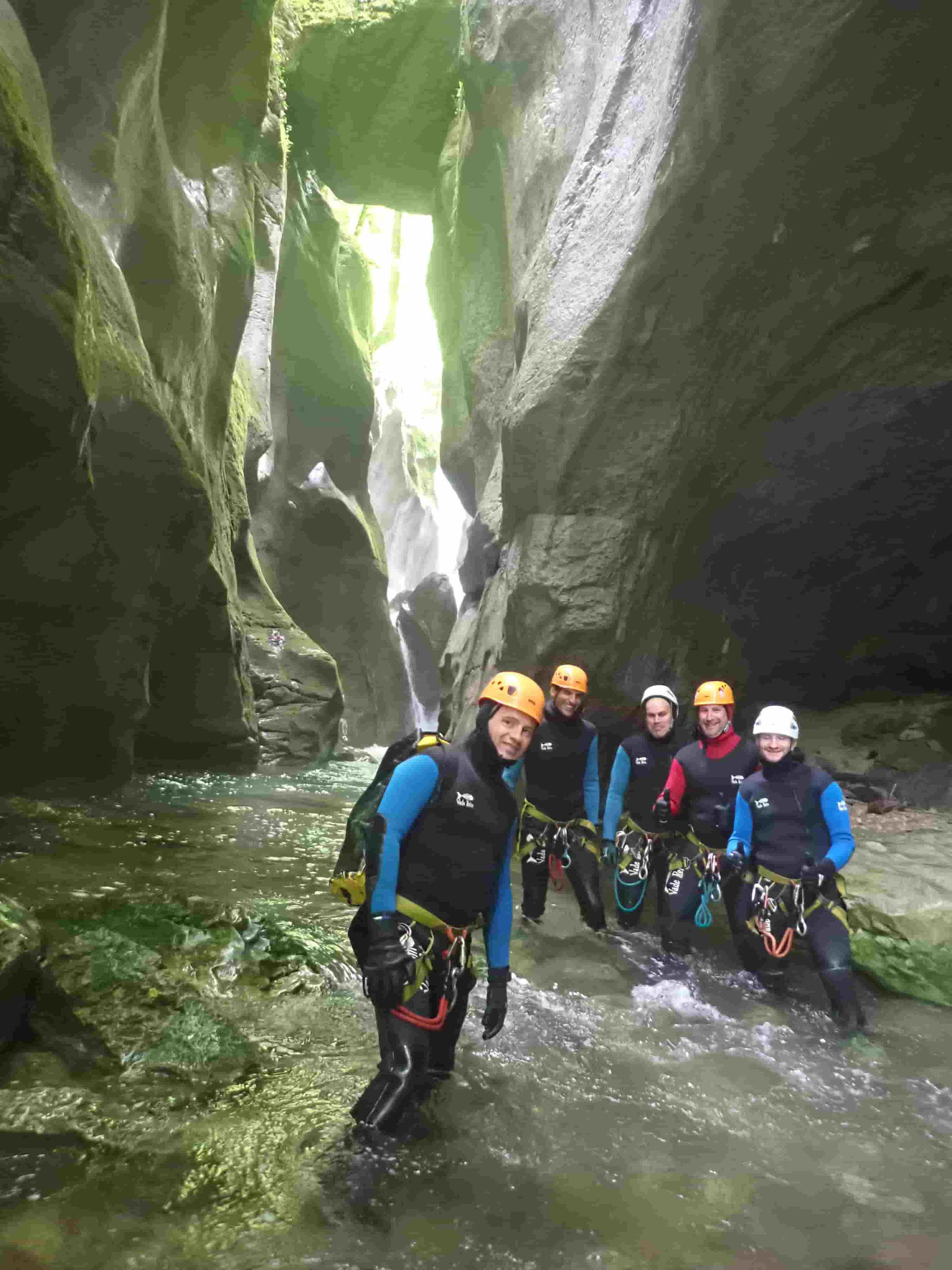 sortie canyon tous bien équipés