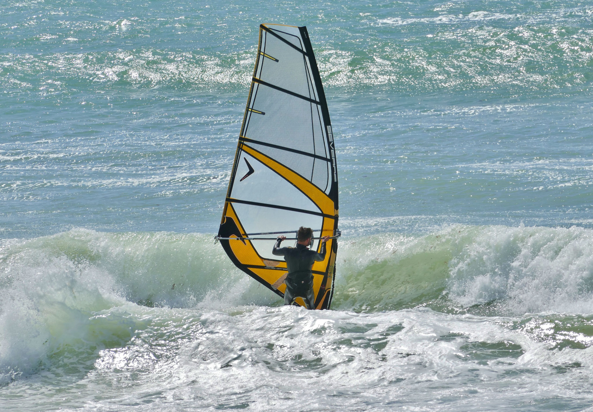 Surfen am Cap Sizun, Surfspots, Bucht von Audierne, Surfen direkt vor dem Ferienhaus