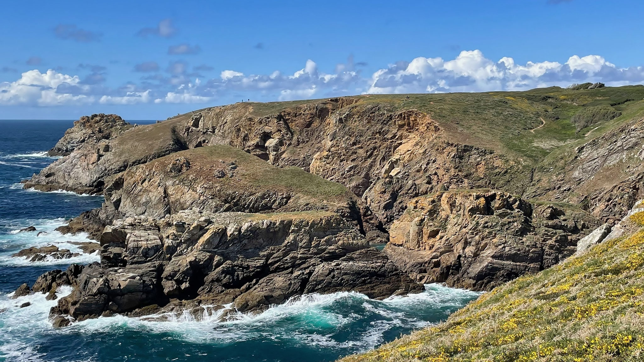 GR 34 Port Vorlen nach Pointe du Van, Felsen