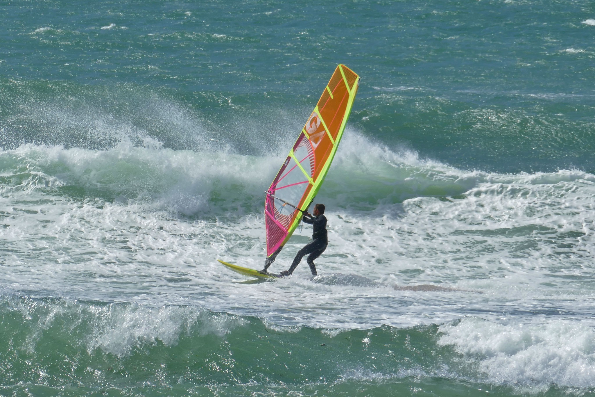 Surfen am Cap Sizun, Surfspots, Bucht von Audierne, Surfen direkt vor dem Ferienhaus