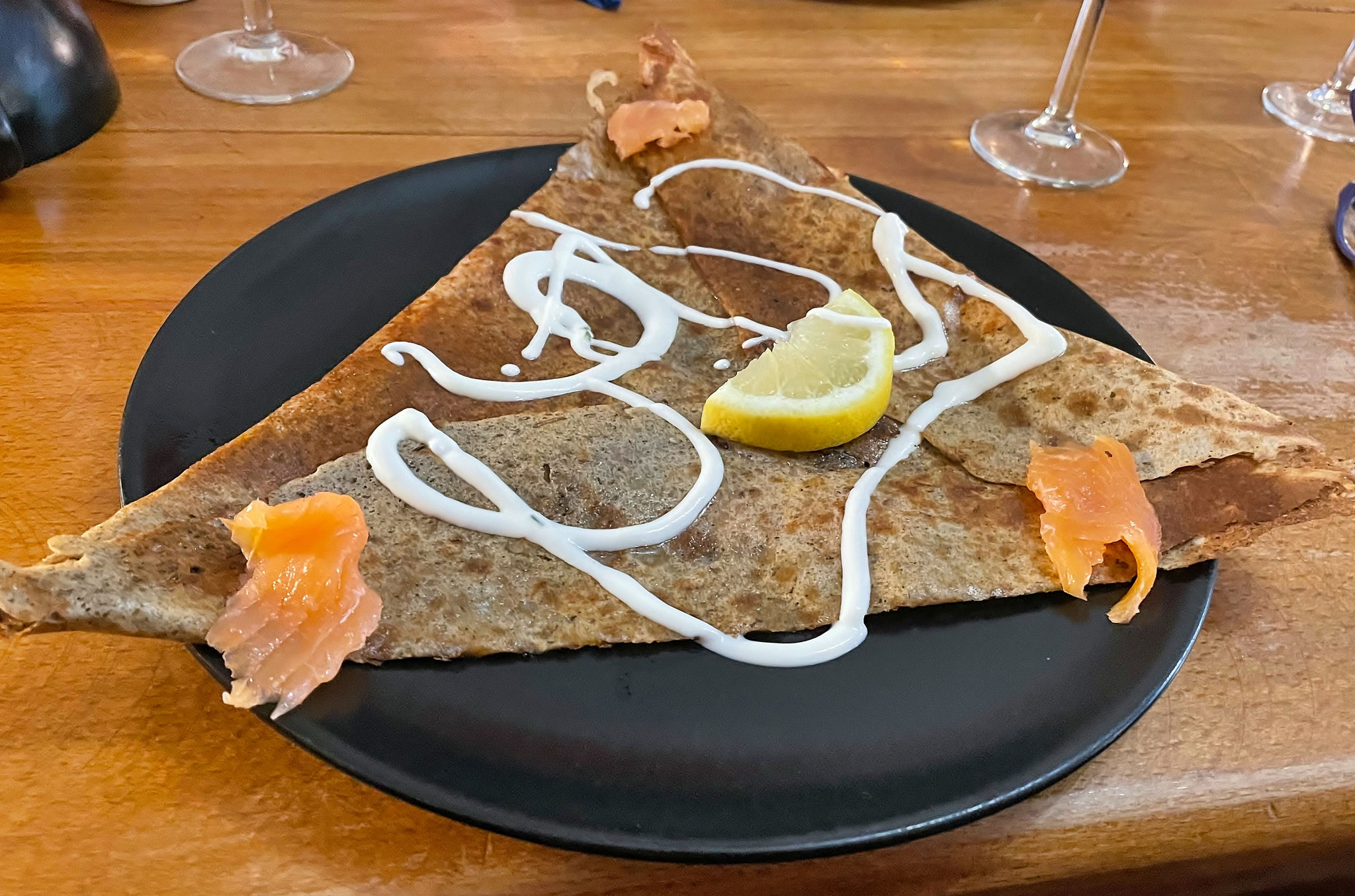 Crêpe au Saumon, Crêperie in Audierne