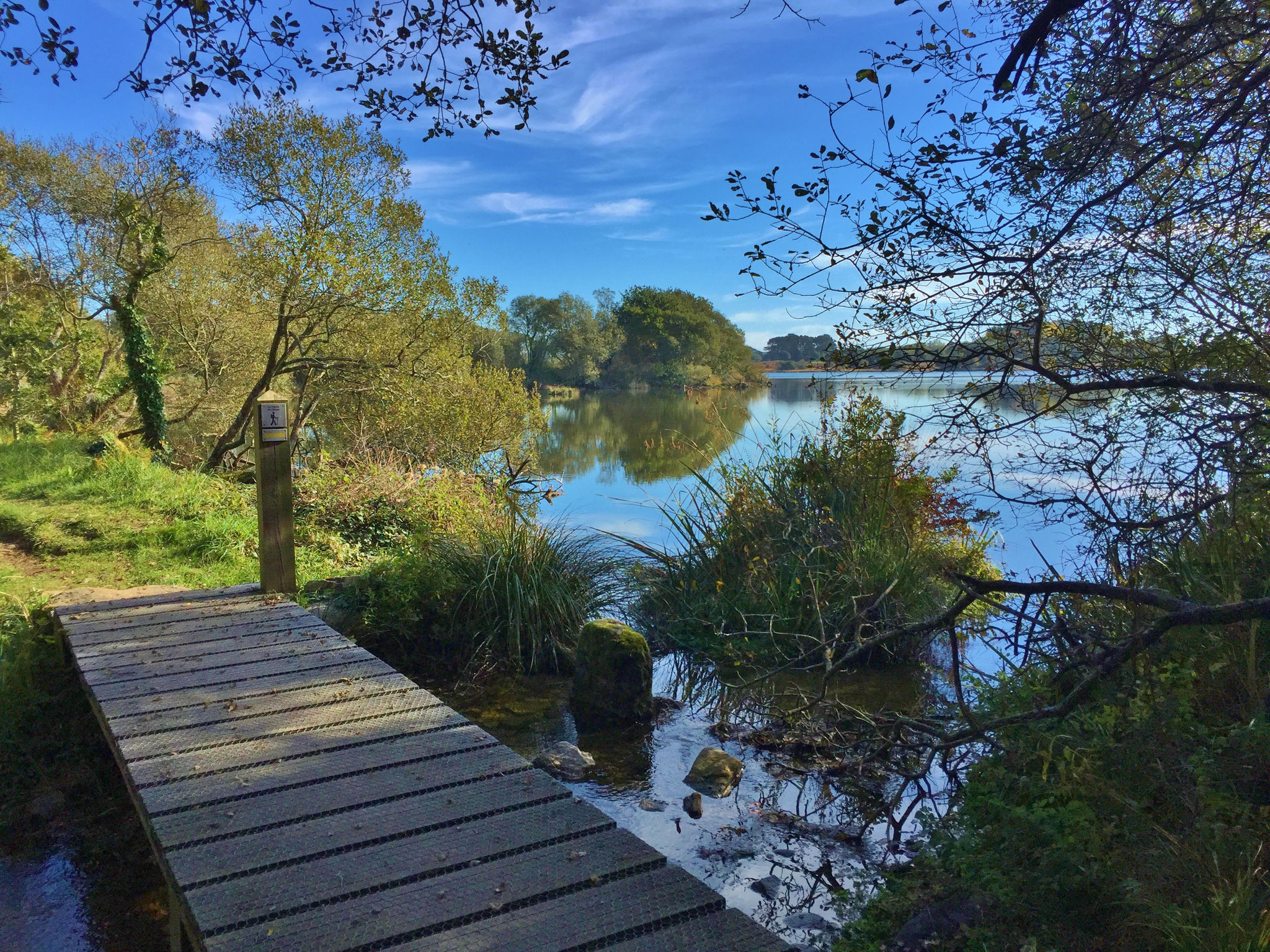 Plouhinec Etang de Poulgouidou, Spaziergang, Erhohlung