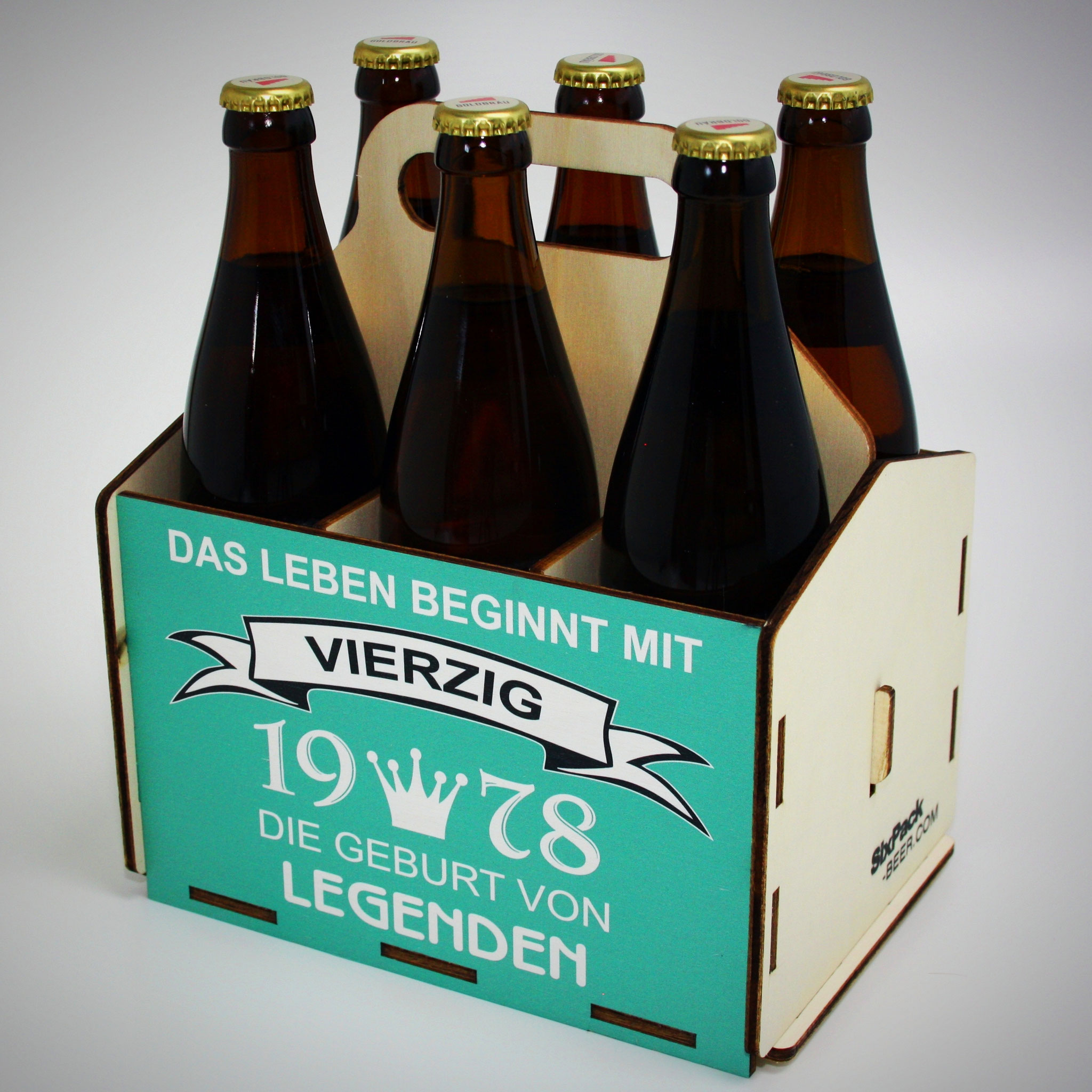 Bierträger Filz (Sixpack) (100g) als Werbegeschenke Auf GIFFITS