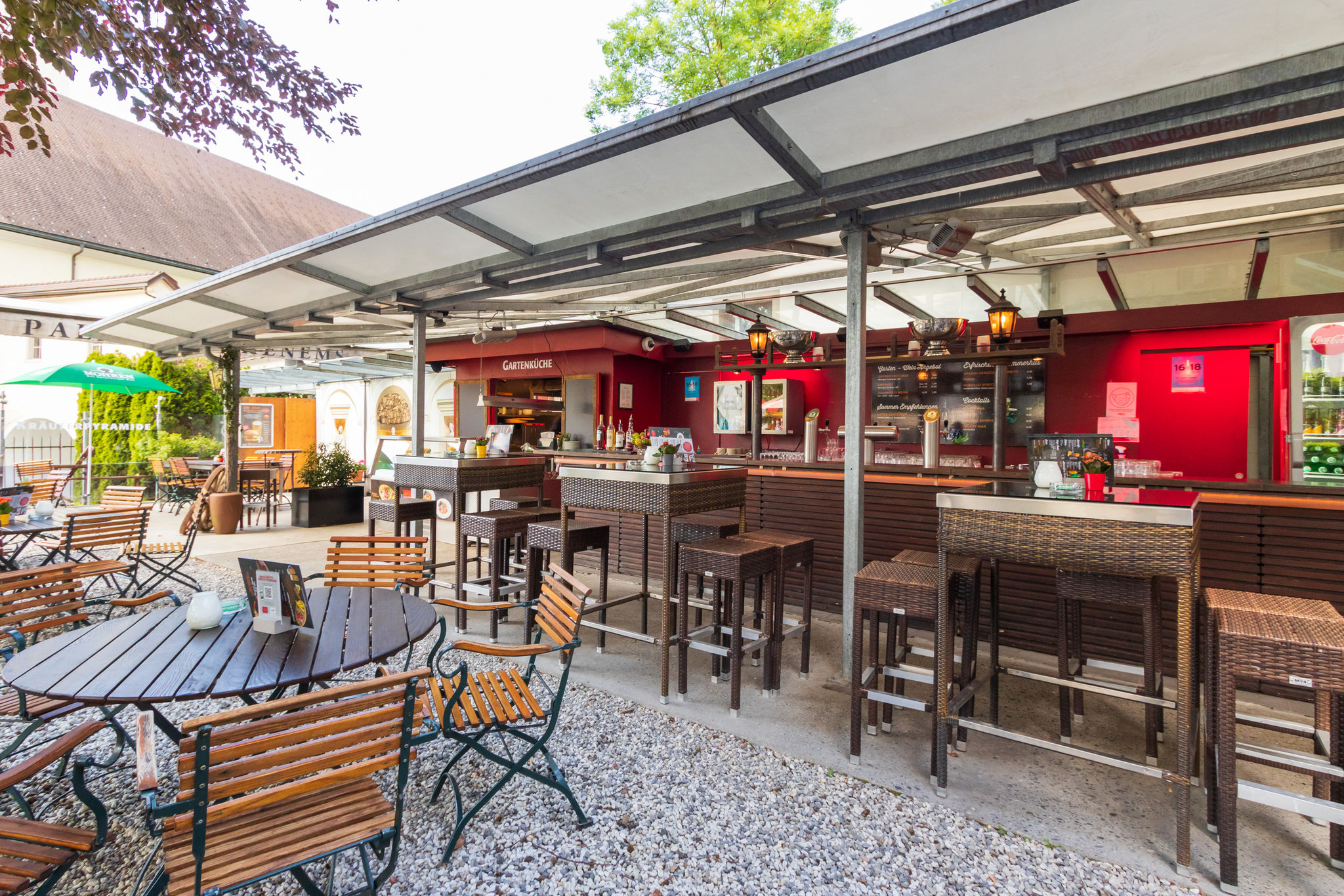 Biergarten - Palast Steakhaus &amp; Grill-Restaurant in Hohenems