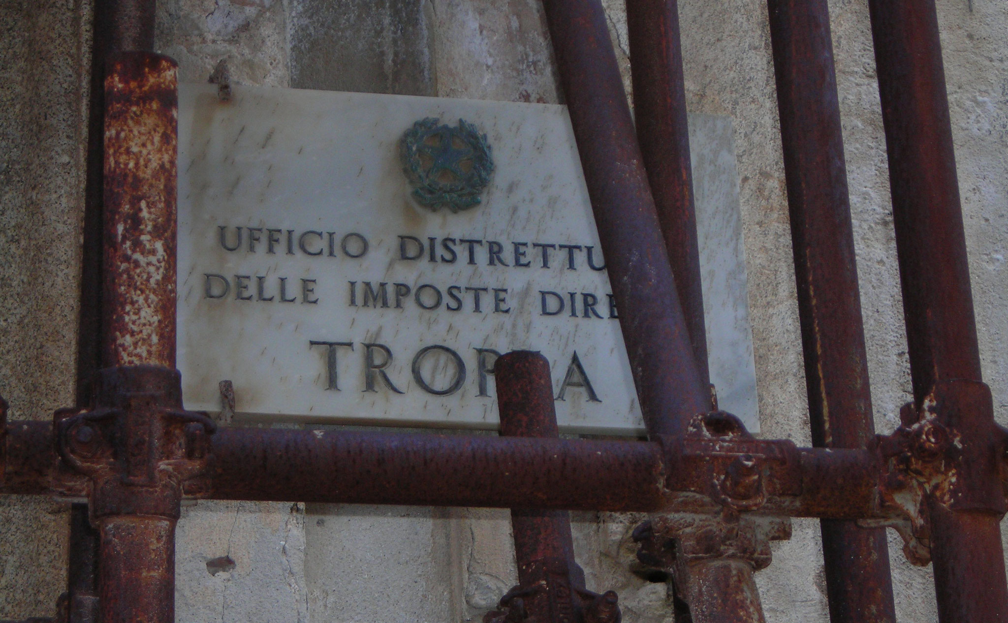 Historisches Schild Tropea © Ferienwohnung Spilinga | Tropea | Kalabrien - Casa Belle Vacanze