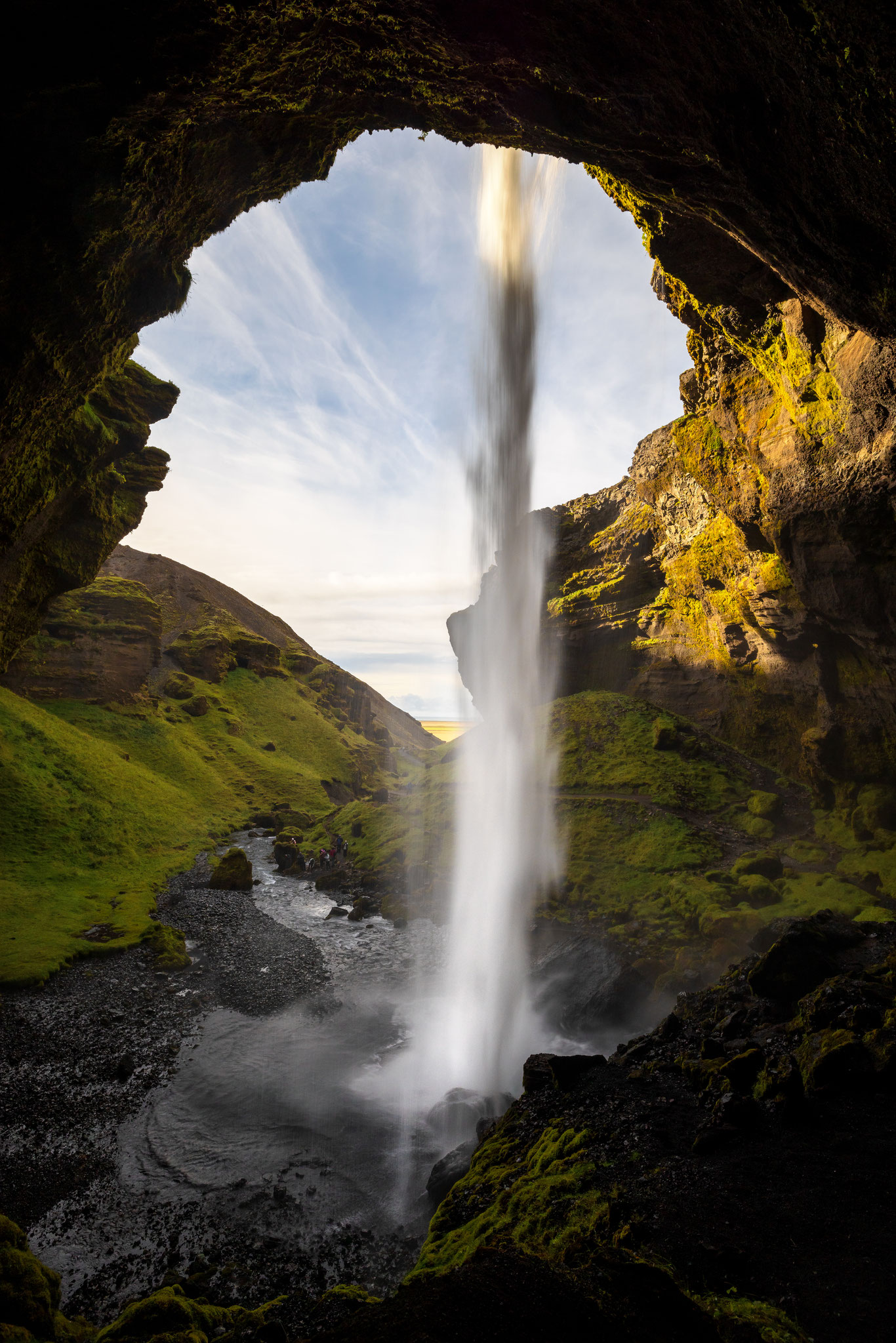 Kvernufoss - von hinten begehbar