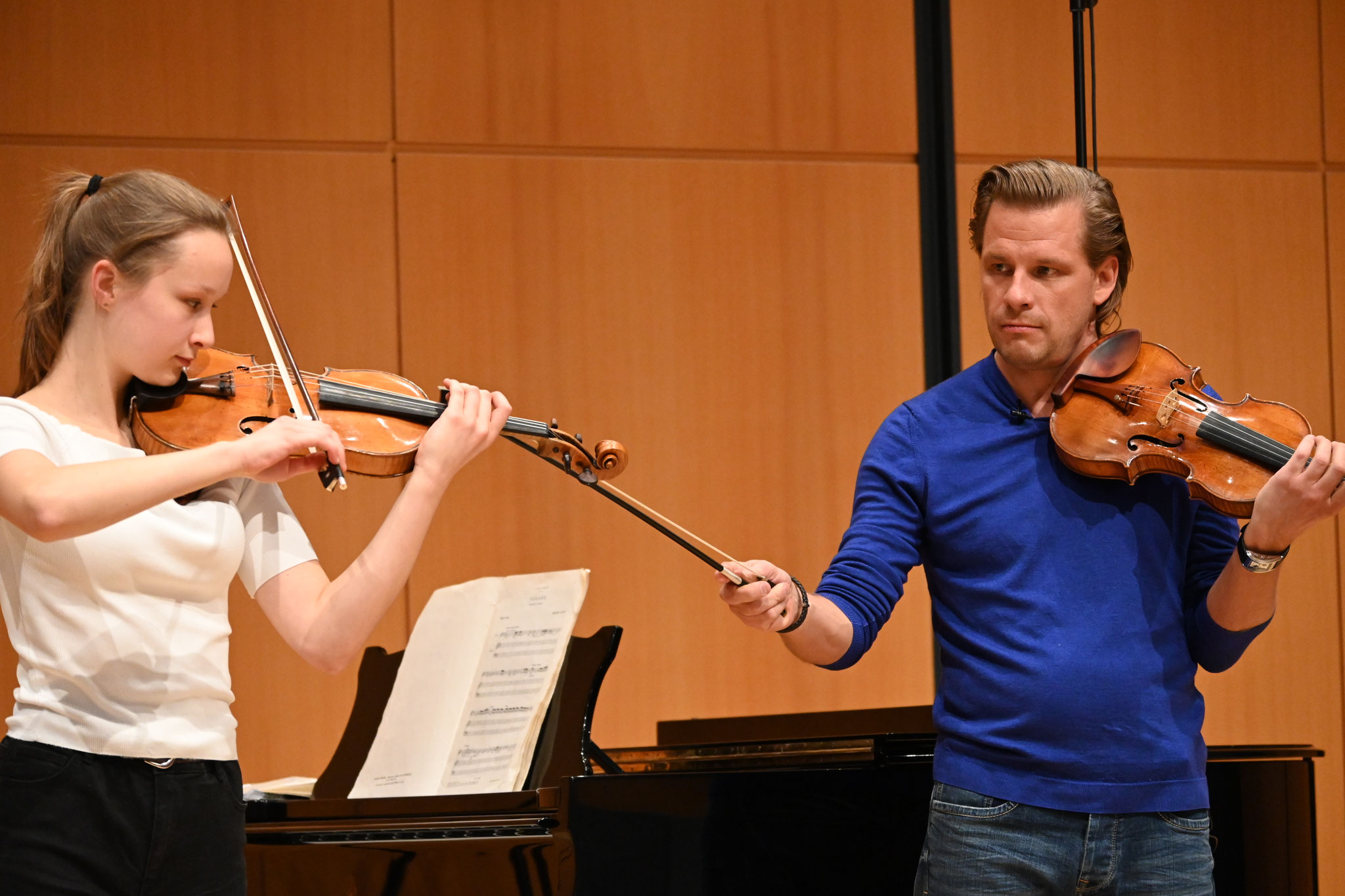 star violinist kirill troussov violin masterclass Munich