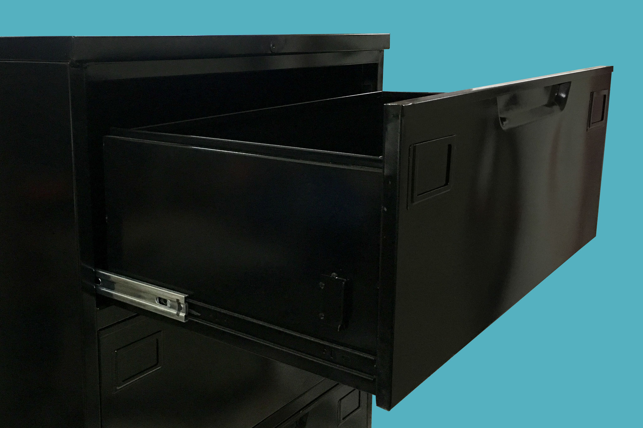 Archivero Metálico Horizontal 2 Gavetas. - AGIL ESTANTERIA