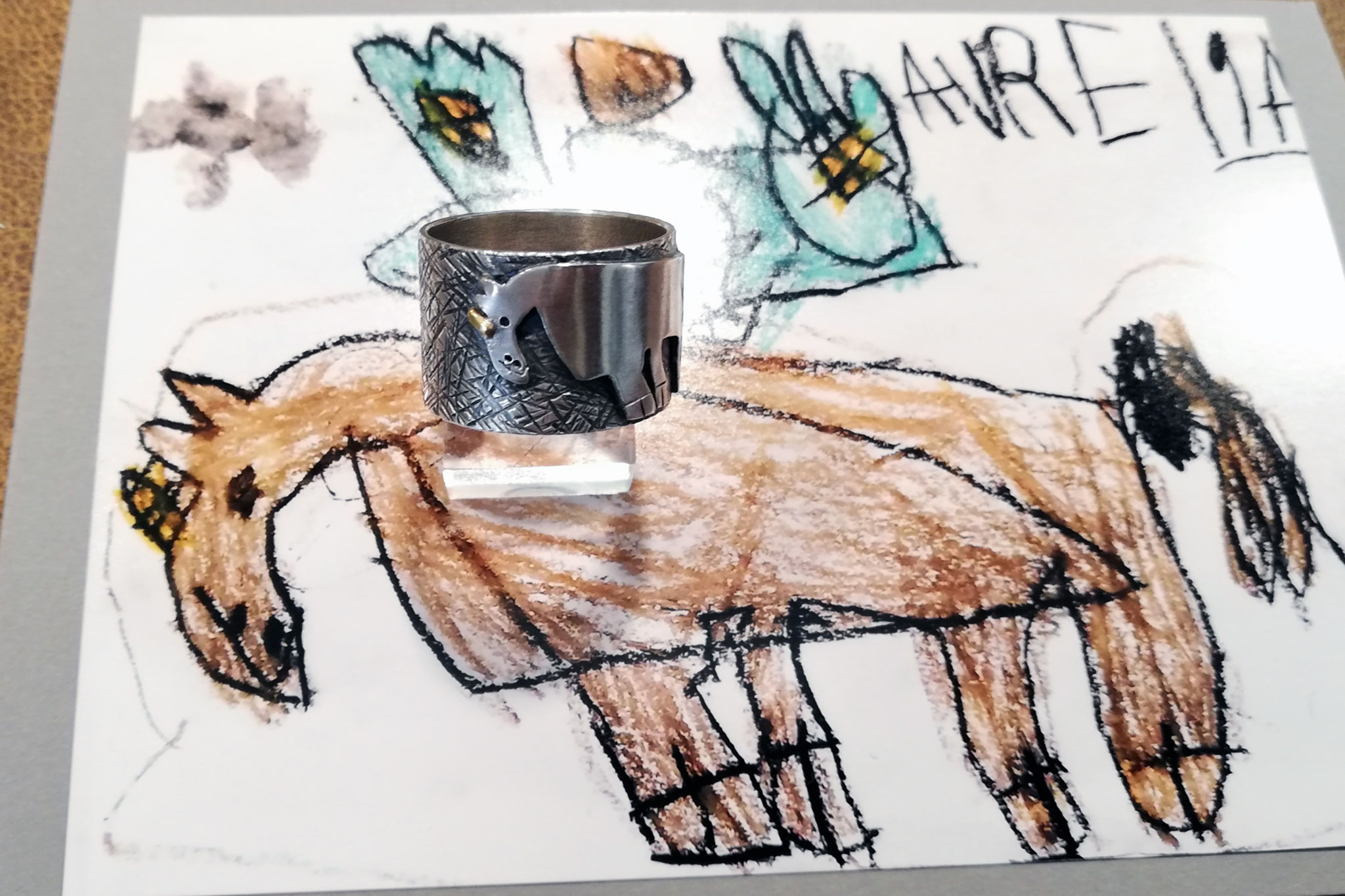 Ring "Aurelias Einhorn" (Julia Rauen) - verkauft