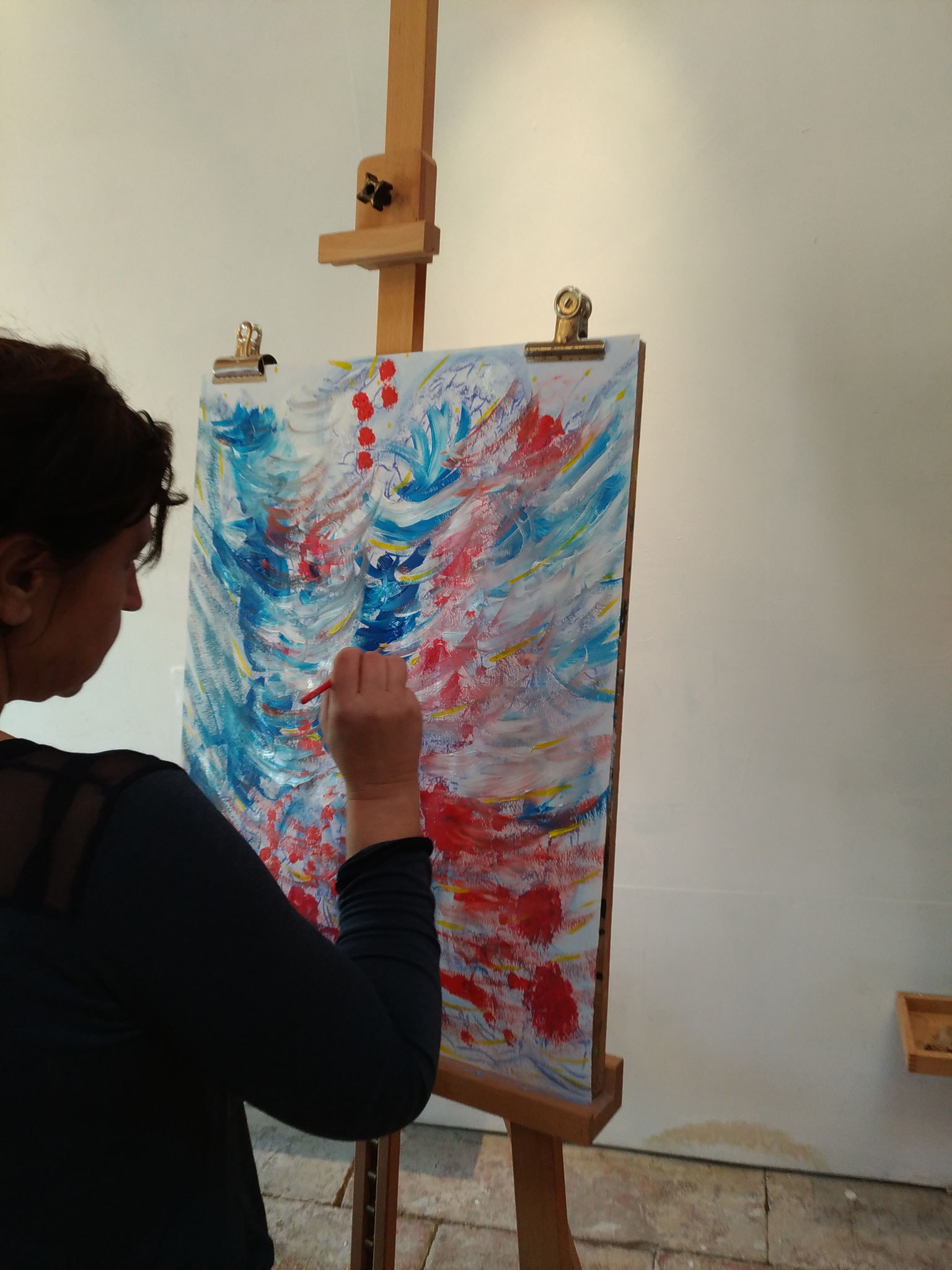 Atelier adulte, "peinture en mouvement"