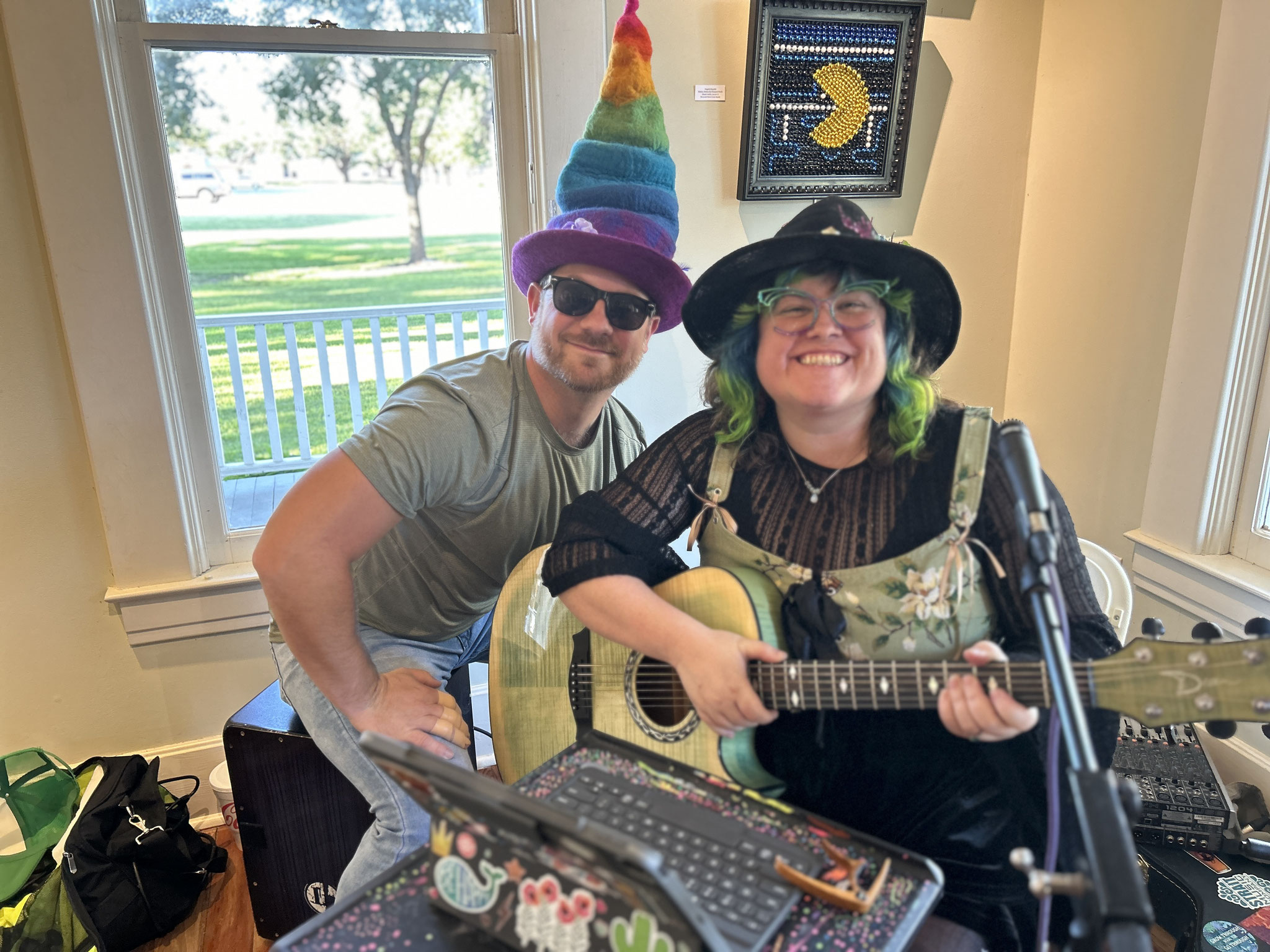 Kylie & Remy joined us for the opening reception with some great live music