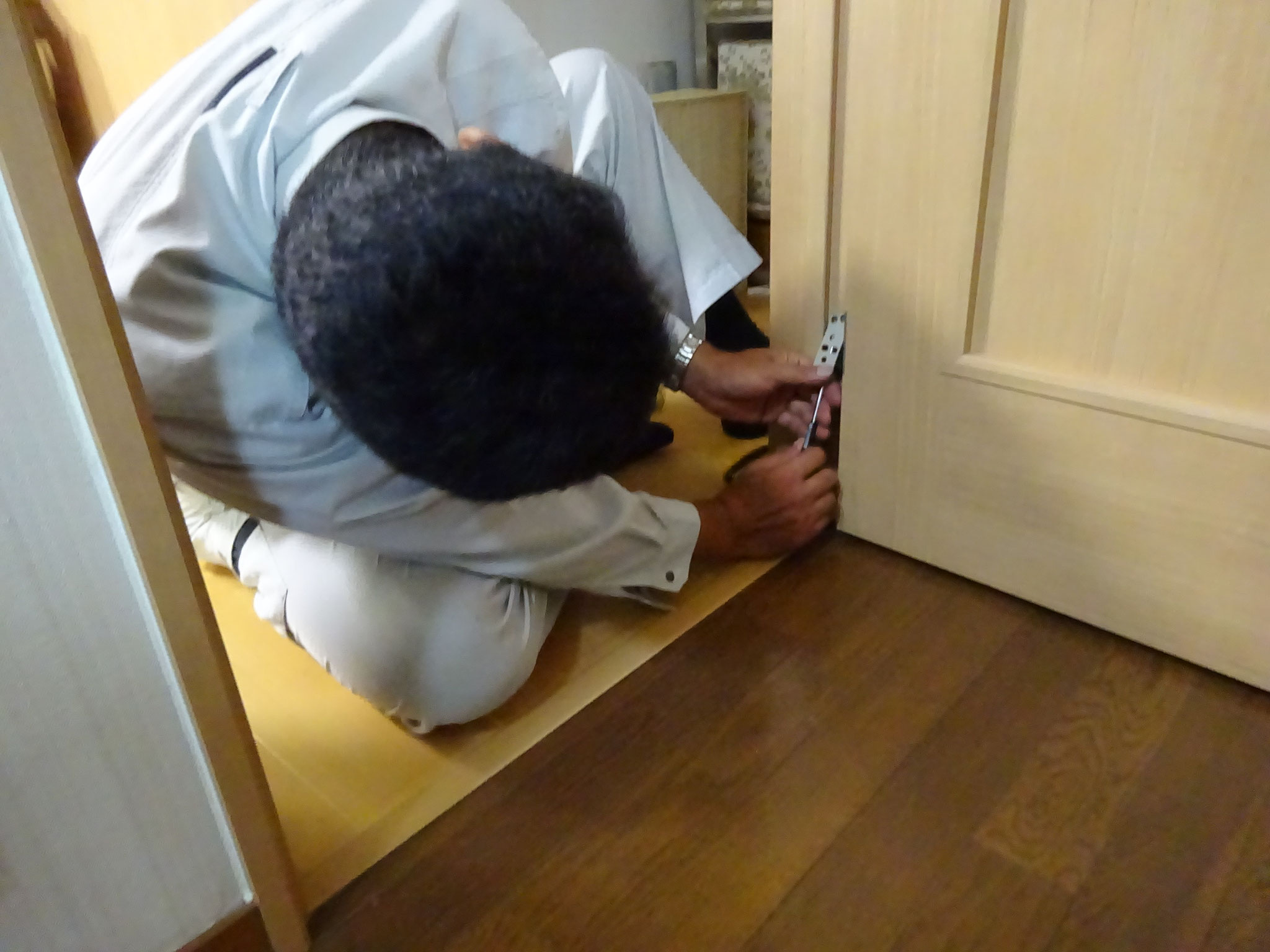 ⑥建具の調整