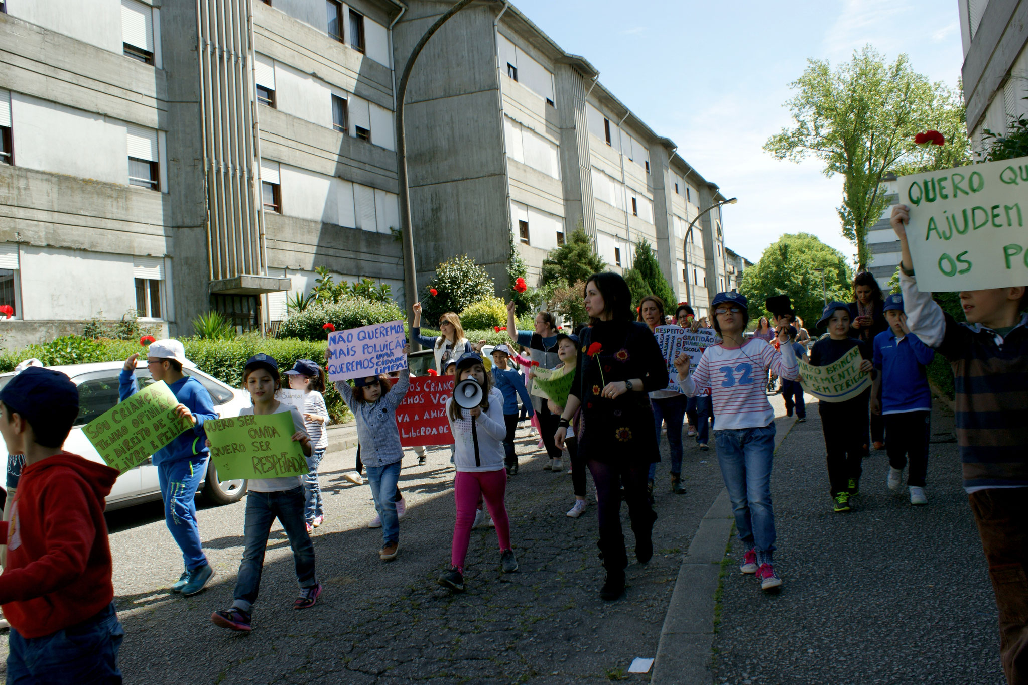 Manifestação de Crianças - Abril de 2015