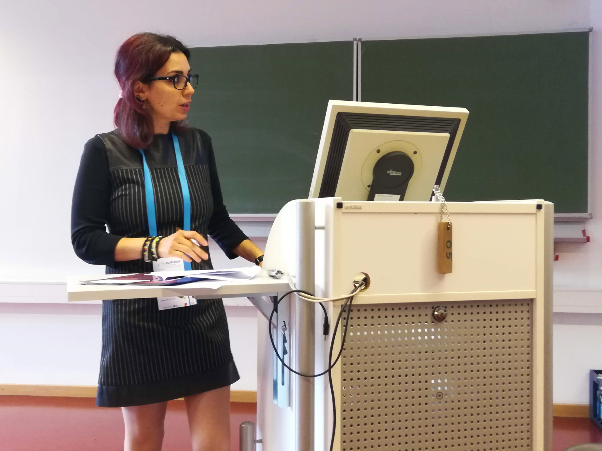 Participação na European Conference on Educational Research, na Universidade de Hamburgo, Alemanha (2019)