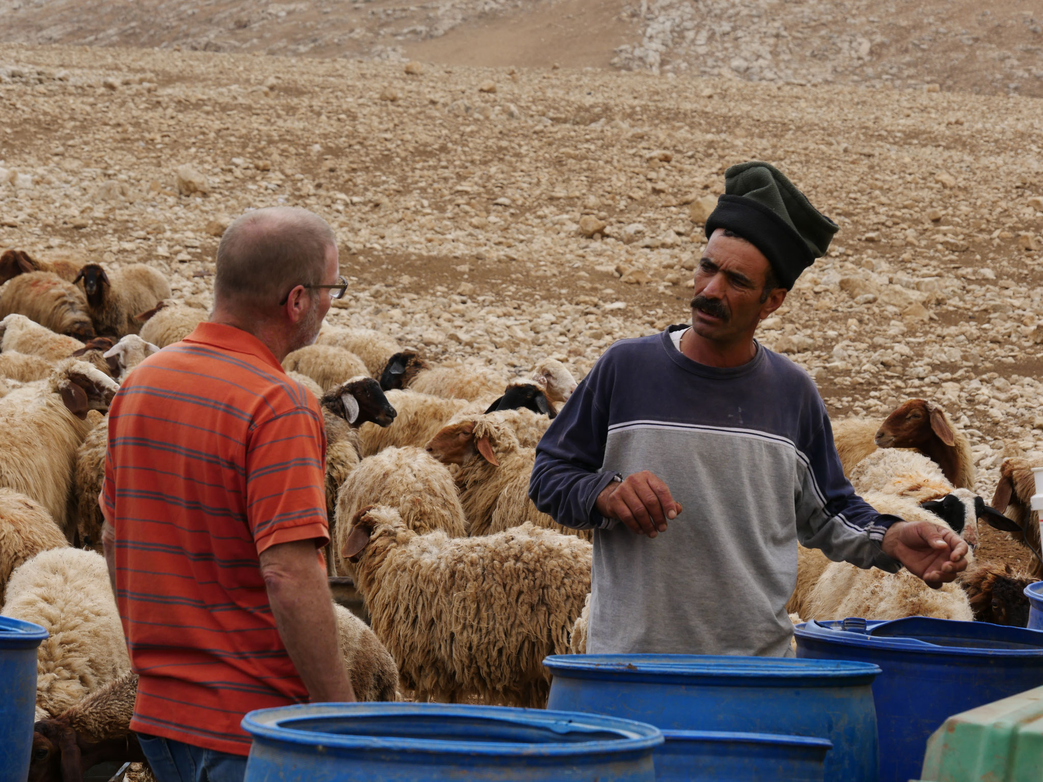 Auf dem Weg nach Jerusalem - Besuch bei Hirten Bohan und seiner Familie