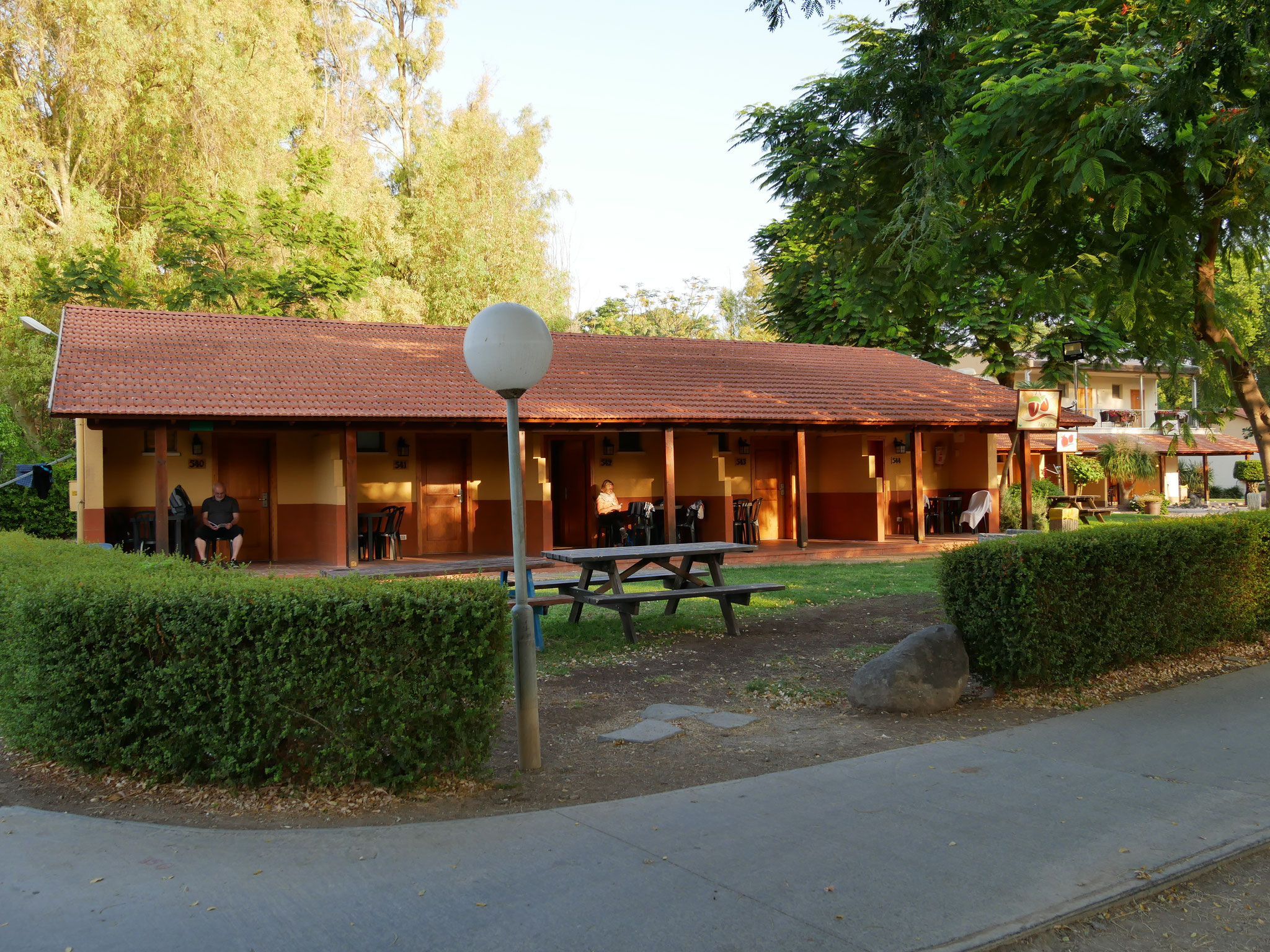 Unterkunft im Kibbuz Nof Ginnosar am See