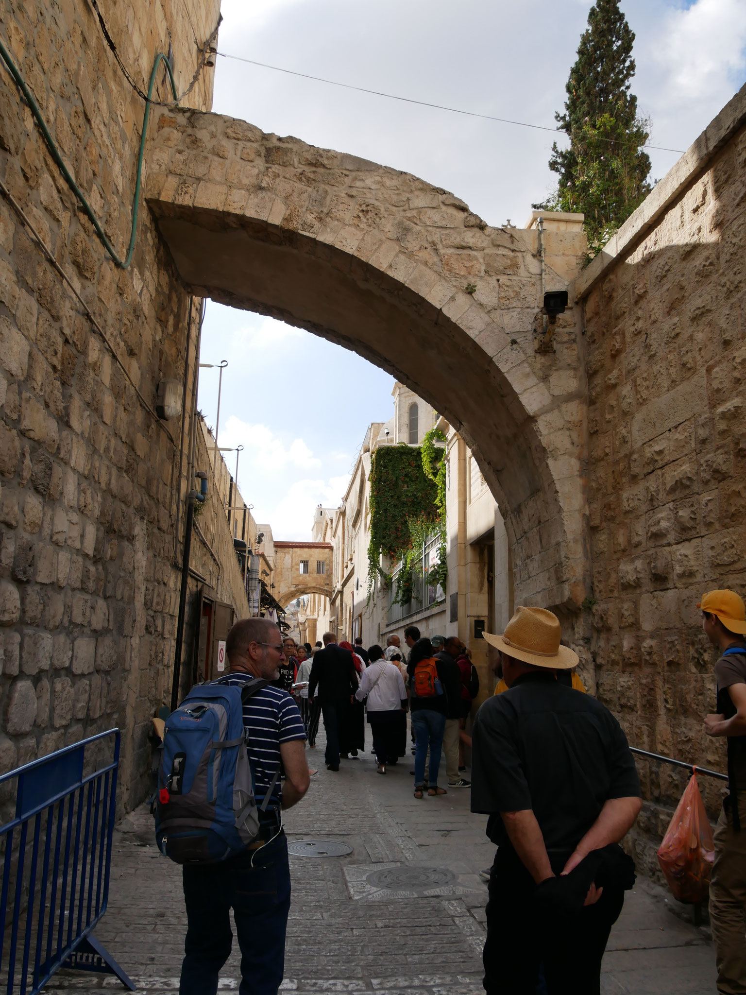 Der Ecce-Homo-Bogen, Beginn der Via Dolorosa