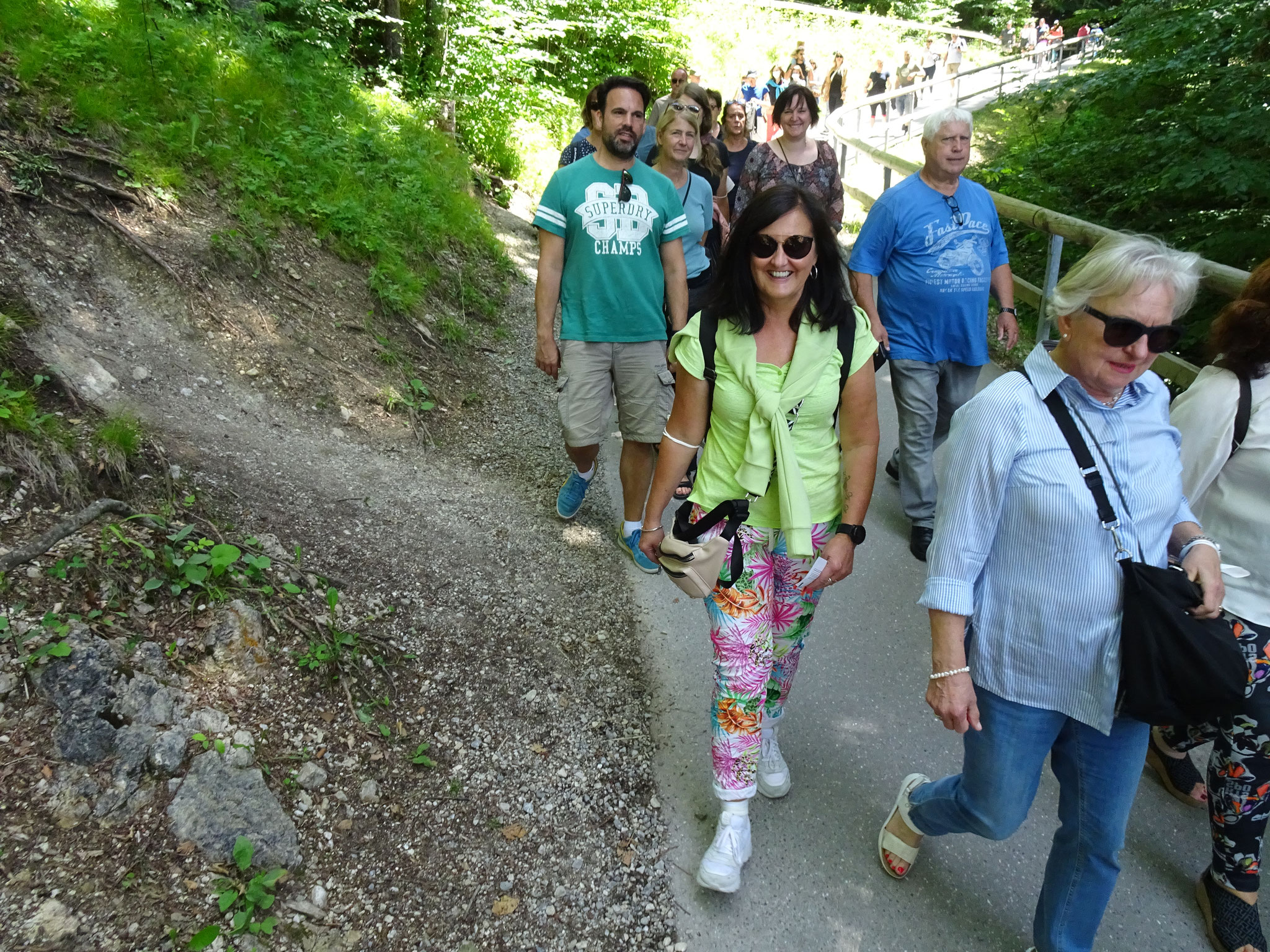 Aufstieg zum Schloss Neuschwanstein