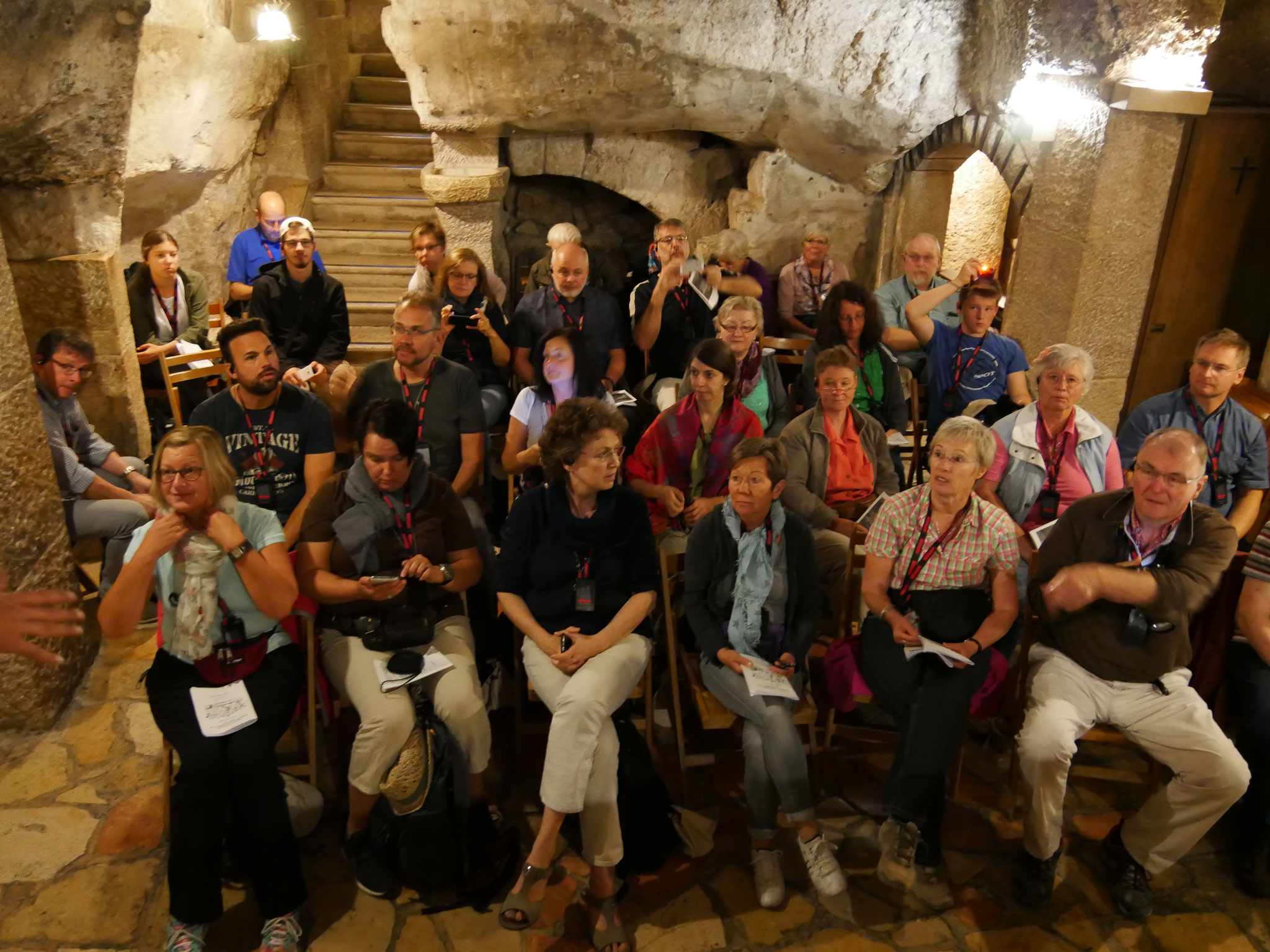 Weihnachtsfeier in der Josefsgrotte