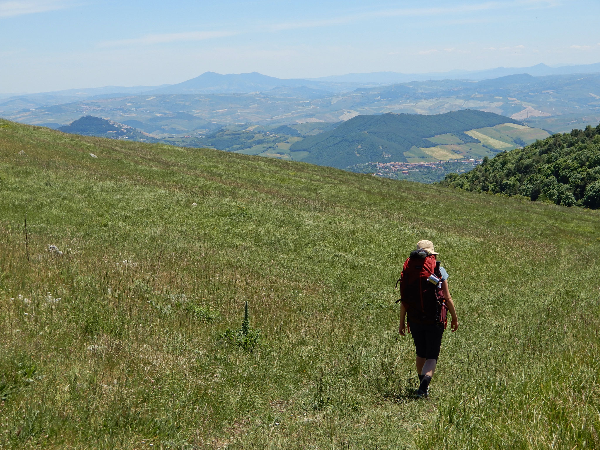 Il panorama da Monte Crispignano (1104 m.)