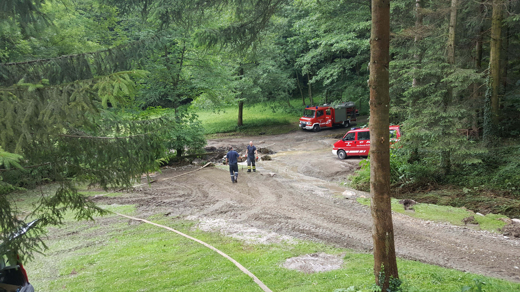 Unwetter am 12.6.2018 - DANKE AN ALLE HELFER FÜR DIE RASCHE HILFE INSBESONDERS DER FF KÖTTLACH