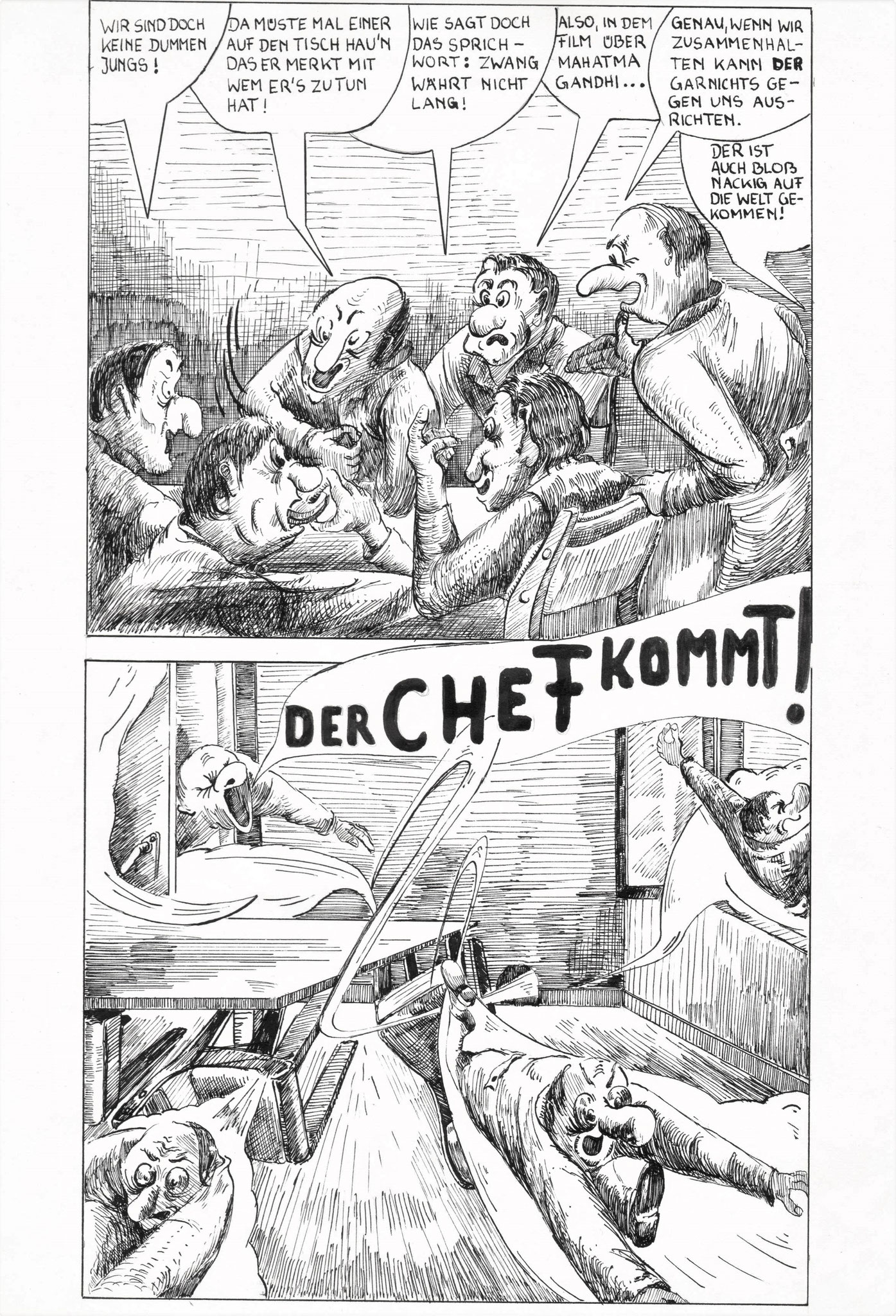 Der Chef kommt