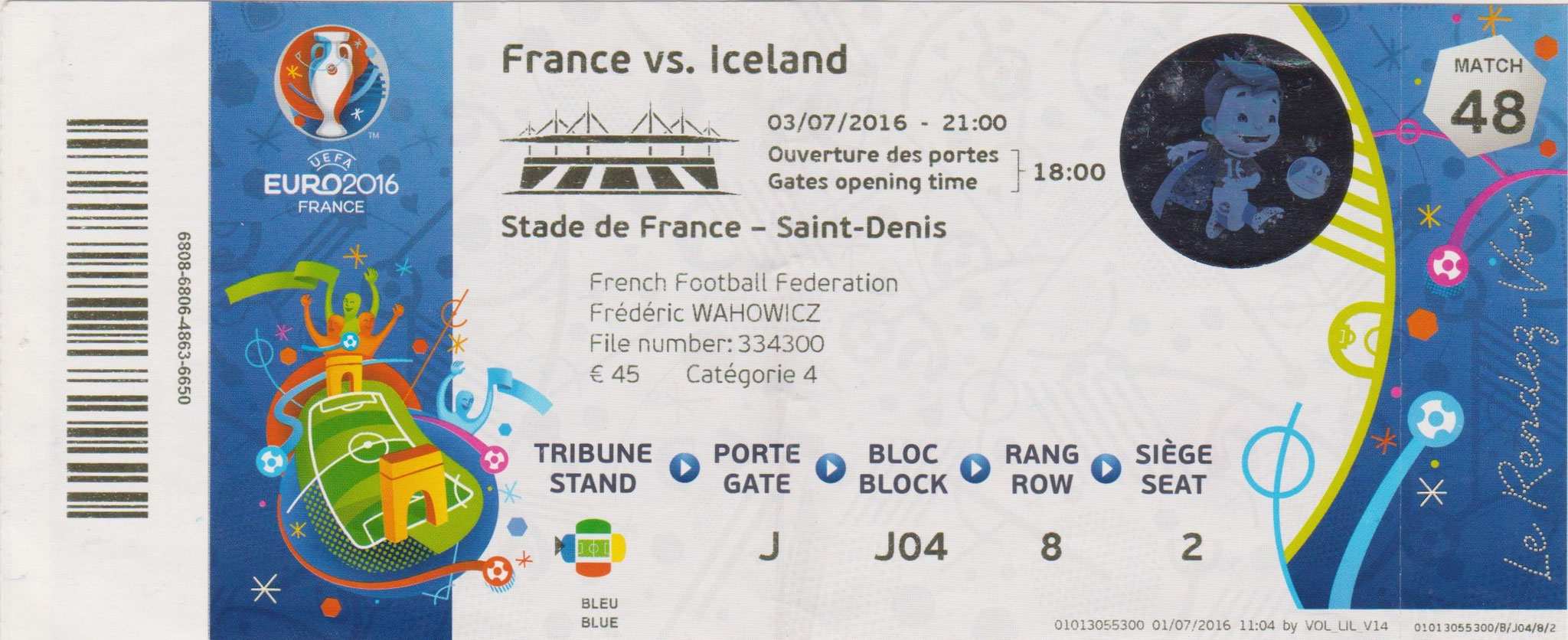 Euro 2016 : France - Islande (1/4 de Finale)