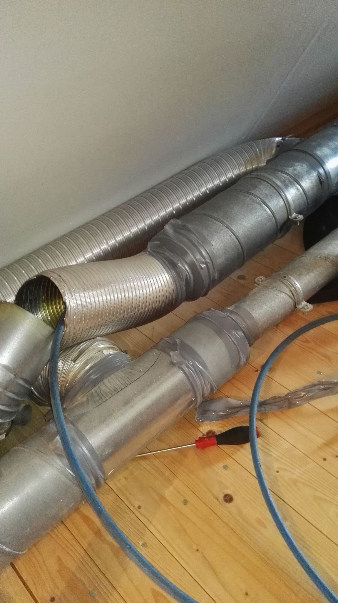 Schoonmaken van ventilatiekanalen