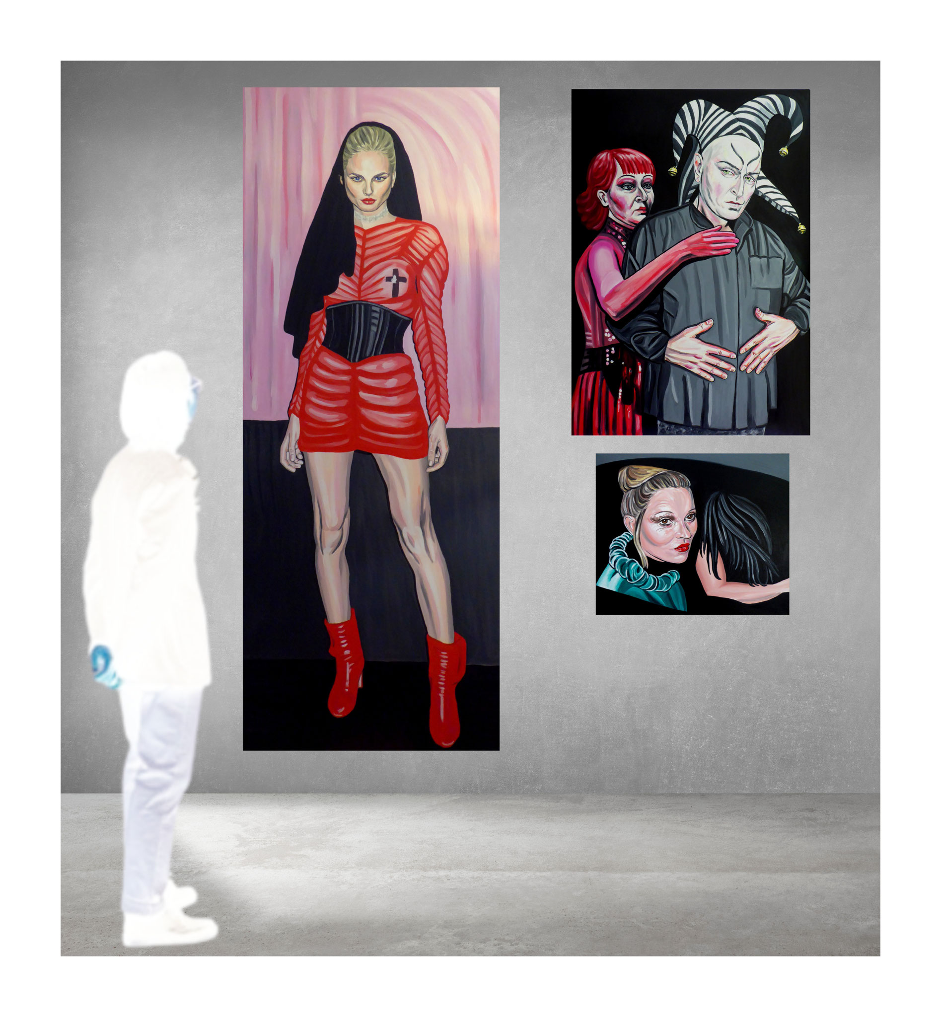 Series "New-New-Objectivity", oil on canvas 2017-2022  © Christian Benz 