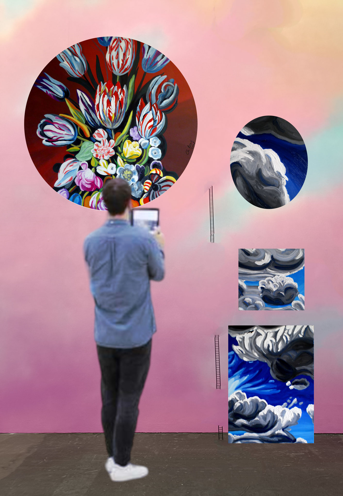 Series "Nature", oil on canvas 2013-2017  © Christian Benz 