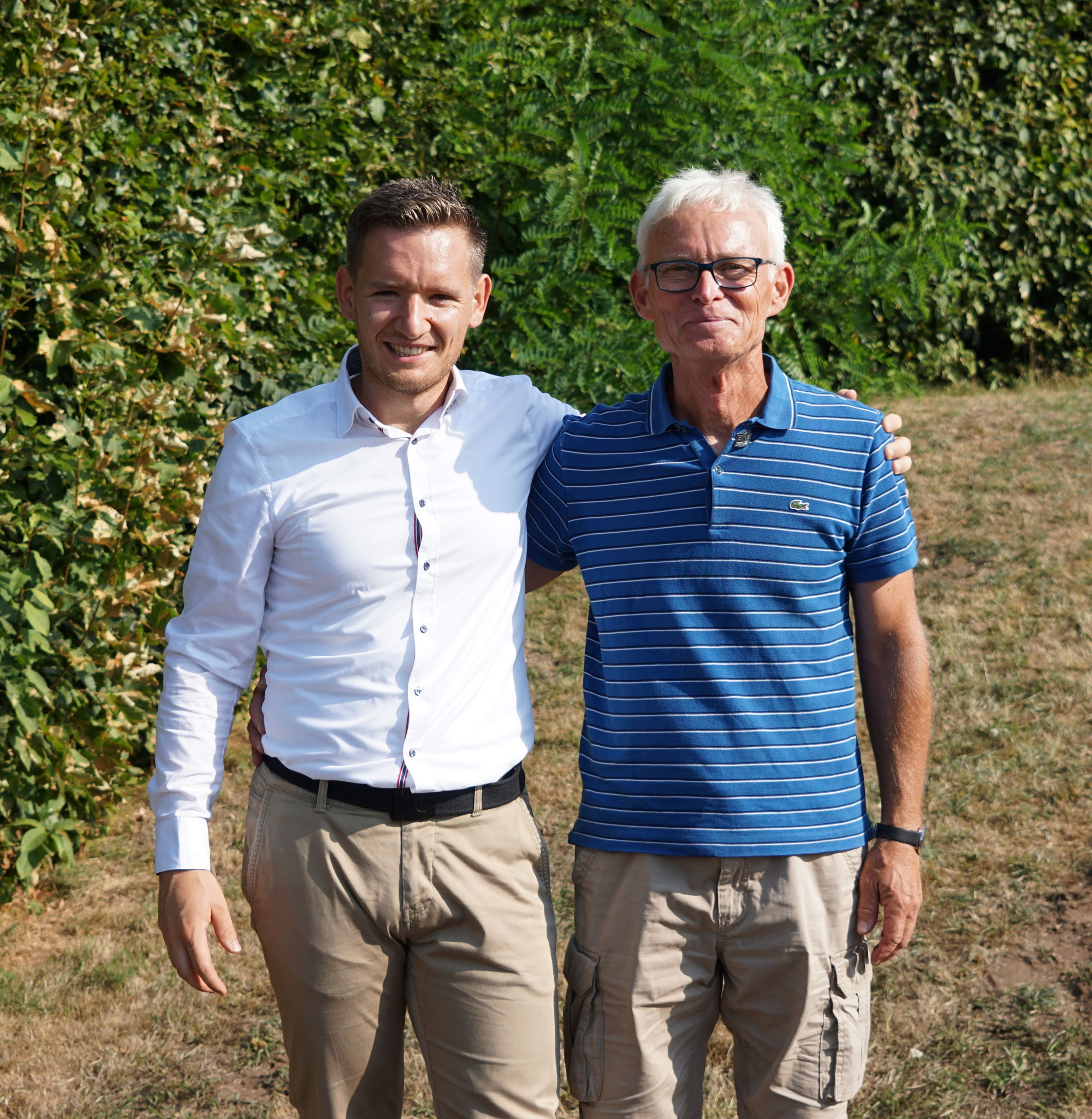 Stefan Kornitzky mit langjährigem Vereinstrainer Vladi Nemec