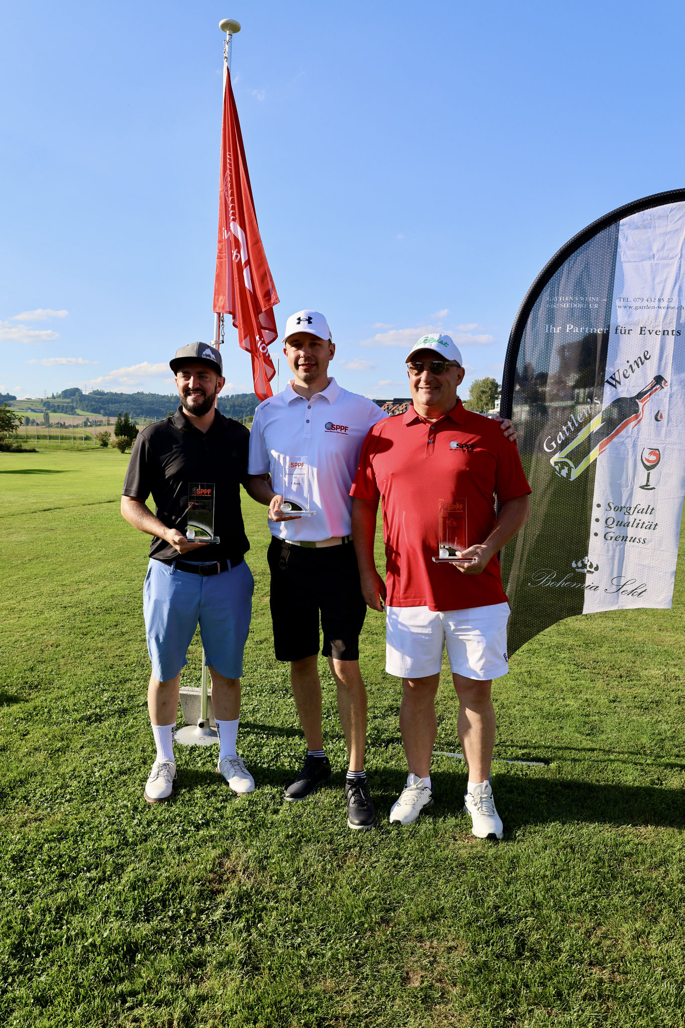 1.Platz Janik Gattlen / 2.Platz Sascha Galbiati / 3.Platz Giovanni Volentik