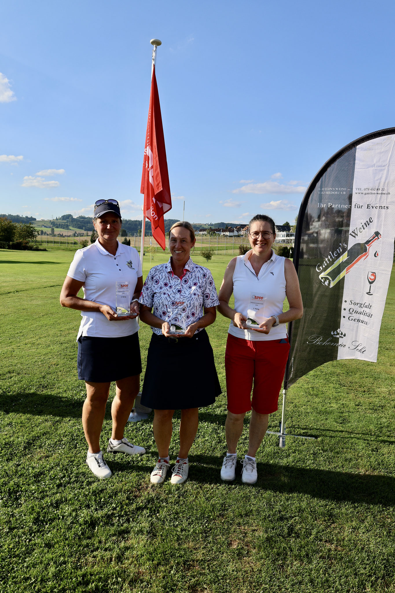 1.Platz Gabriela Gyr / 2.Platz Isabelle Grösch / 3.Platz Olga Schnüriger