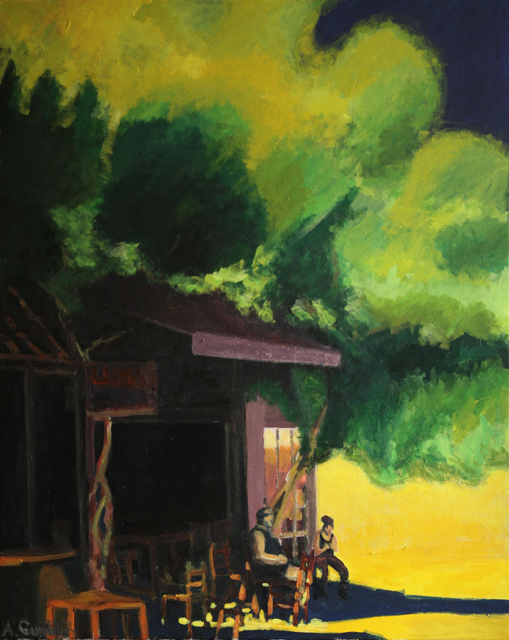 Chania, Acryl auf Leinwand, 80cm x 100cm