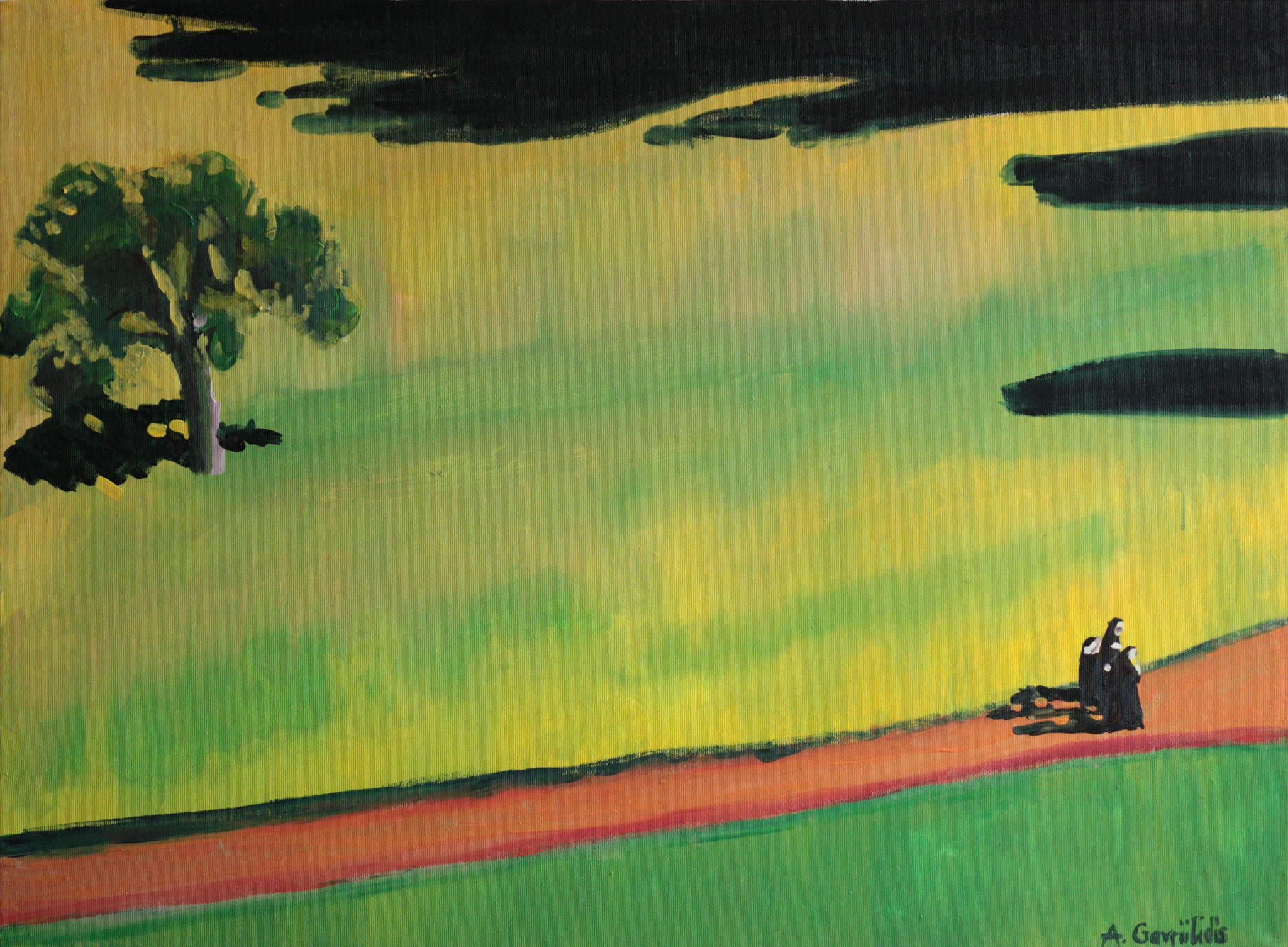 Der Weg, Acryl auf Leinwand, 80cm x 60cm