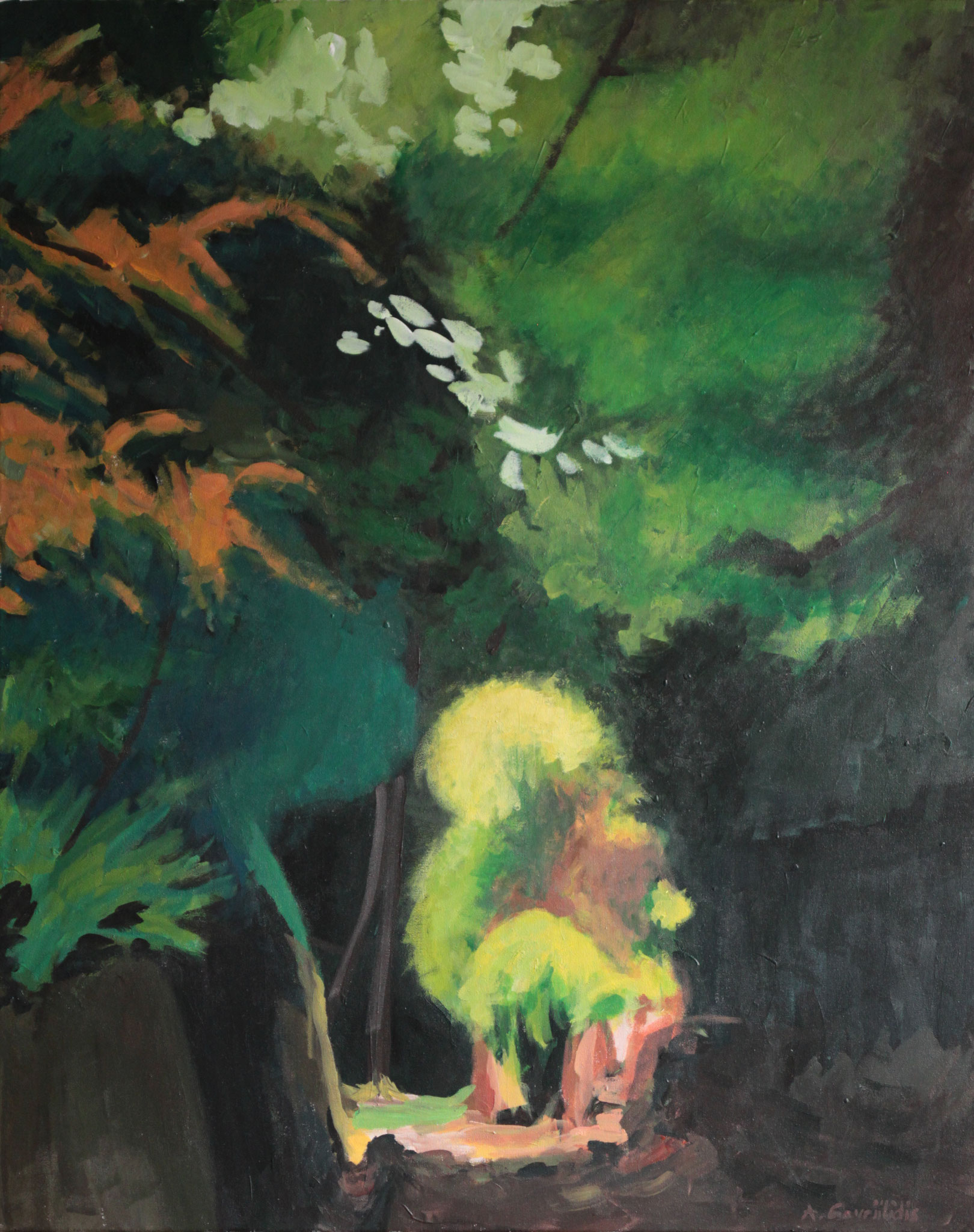Weg zum Meer, Acryl auf Leinwand, 80cm x 100cm