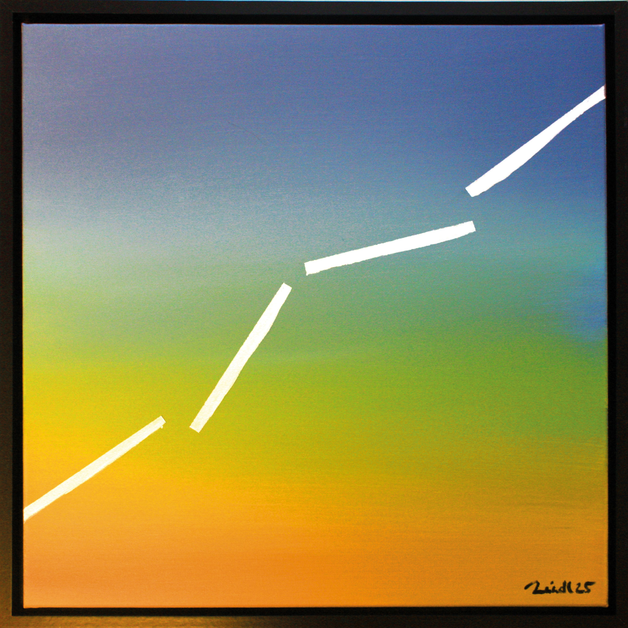 Broken, 50 x 50 cm, Acryl auf Leinwand, 2025