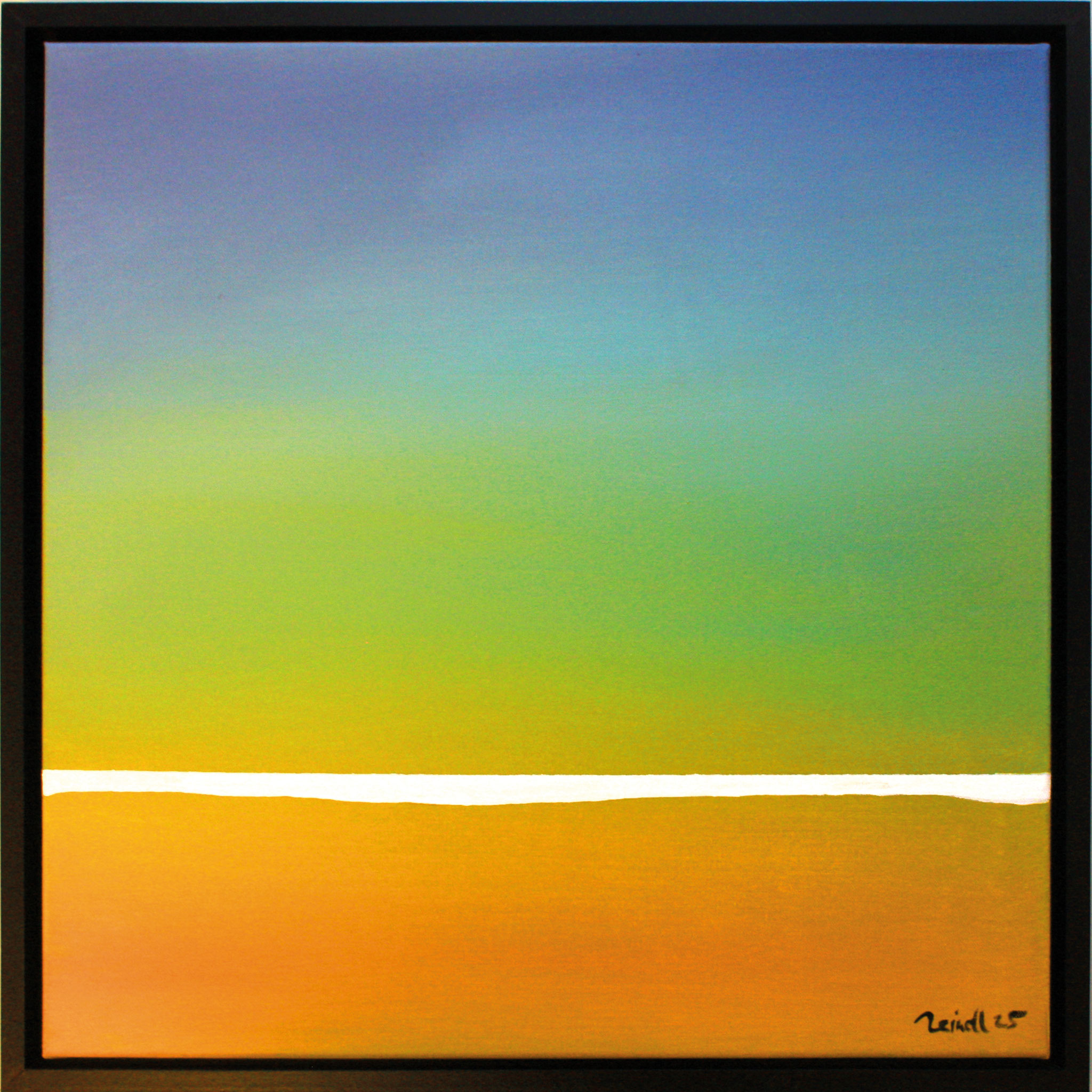 0°, 50 x 50 cm, Acryl auf Leinwand, 2025