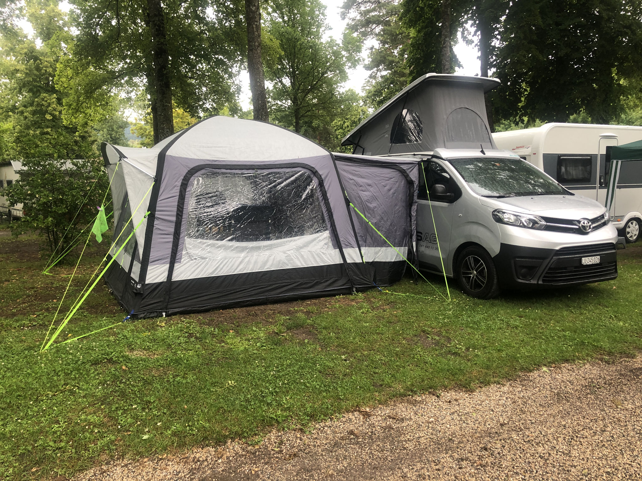 Proace Camper inkl. Vorzelt "Kampa Cross Air"