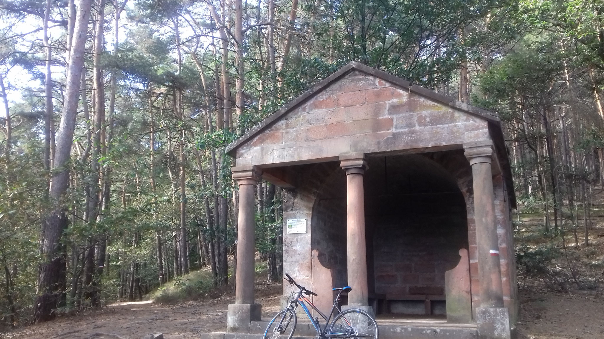 Wanderung und Biken im Pfälzerwald ab Haustür