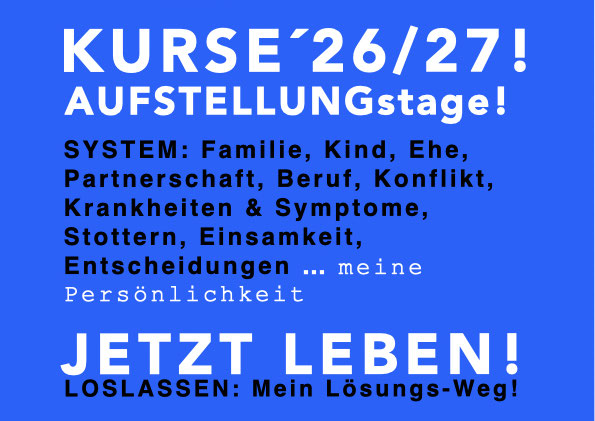 LOSLASSEN AUFSTELLUNGEN 