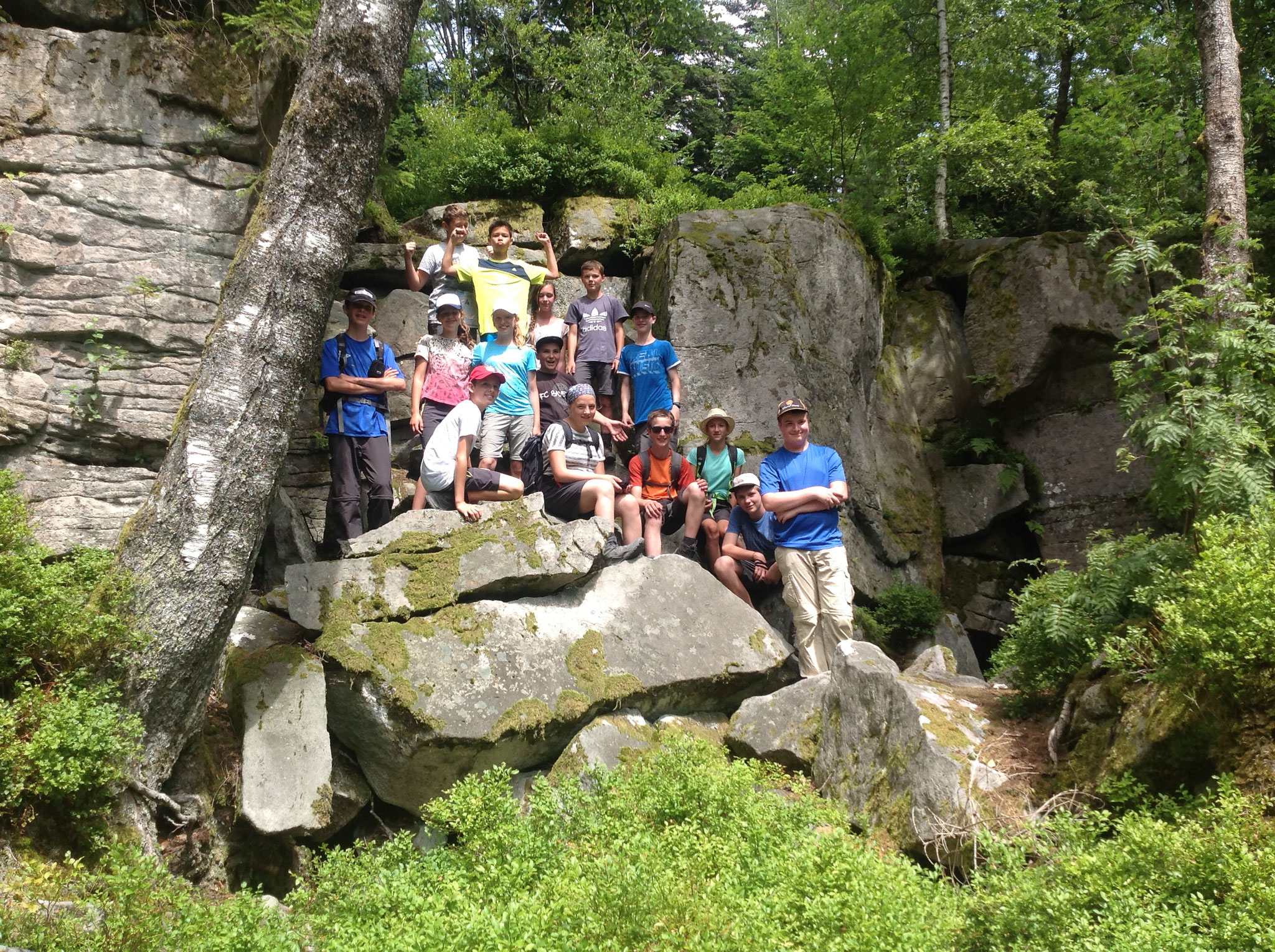 Ein Gruppenbild der Trekkingklasse.