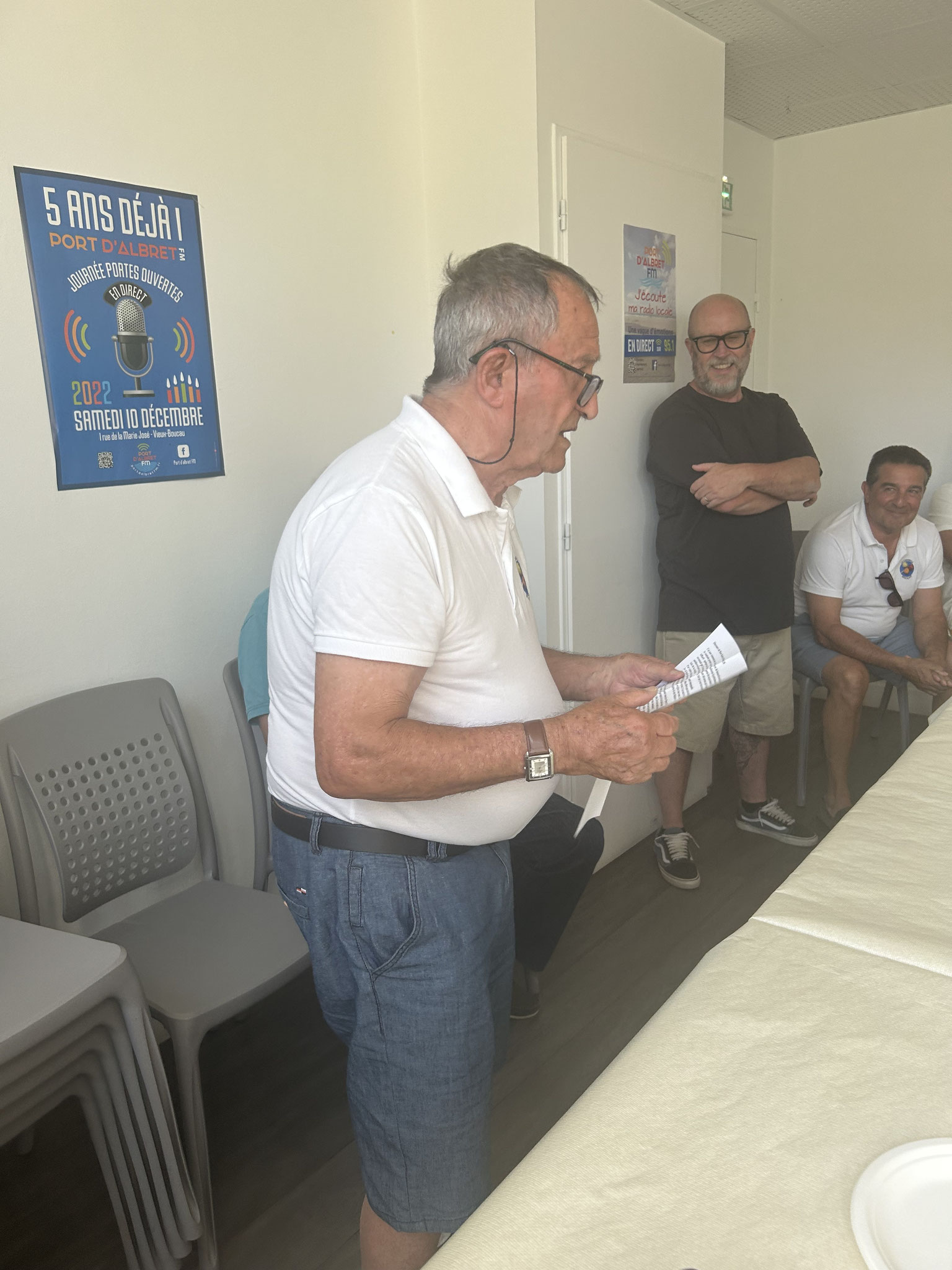 Prise de parole de notre nouveau professeur de perfectionnement.