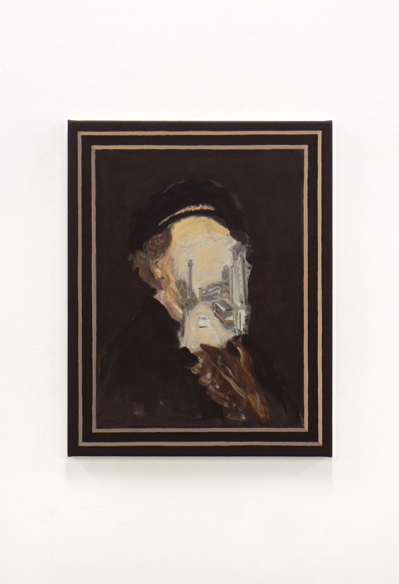 BERND IKEMANN «liverpool», 2014,Öl/Nessel, 70 x 55 cm