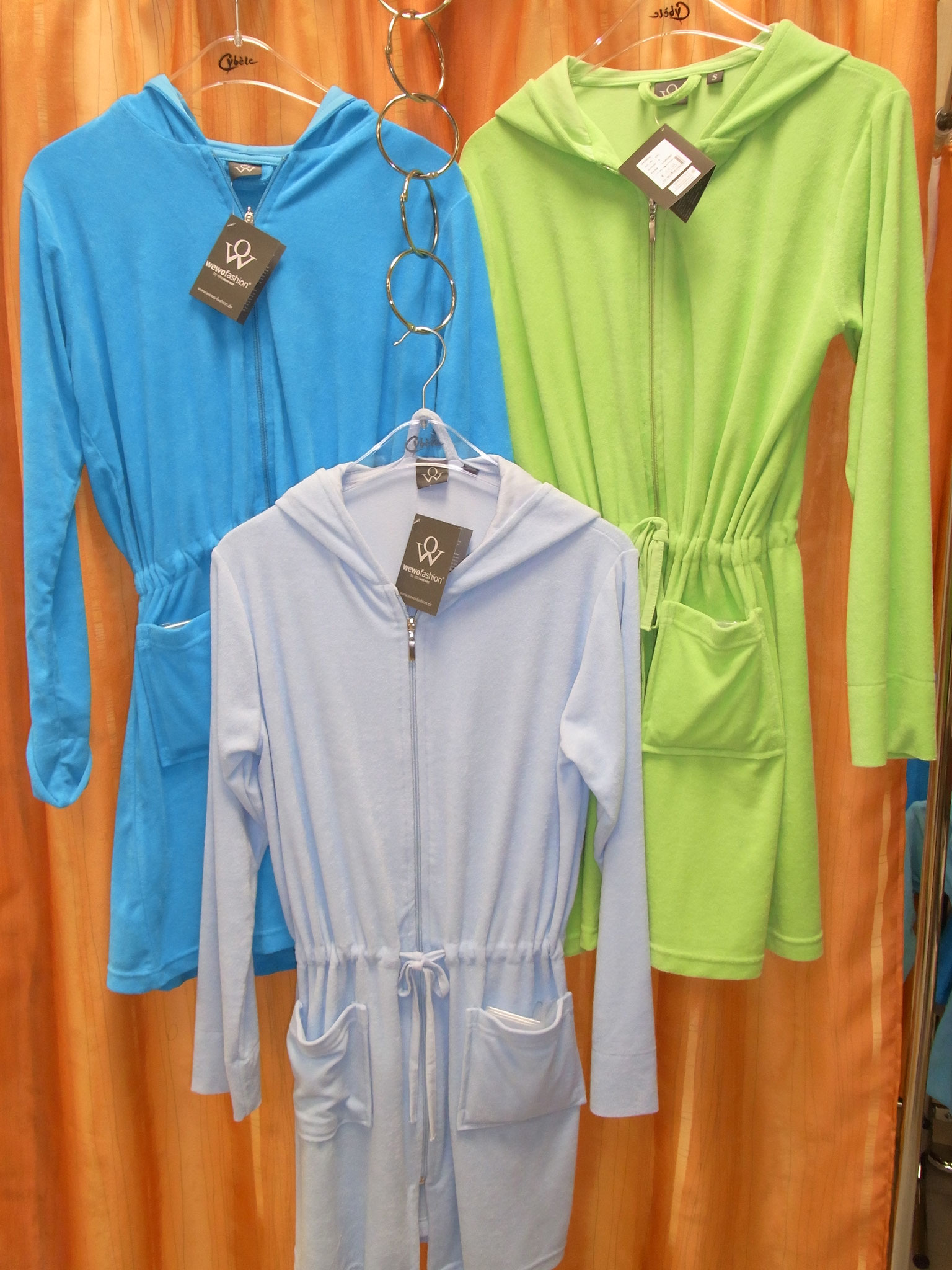 Badejacke mit Reißverschluß in verschiedenen Farben von Gr. XS bis XXXL