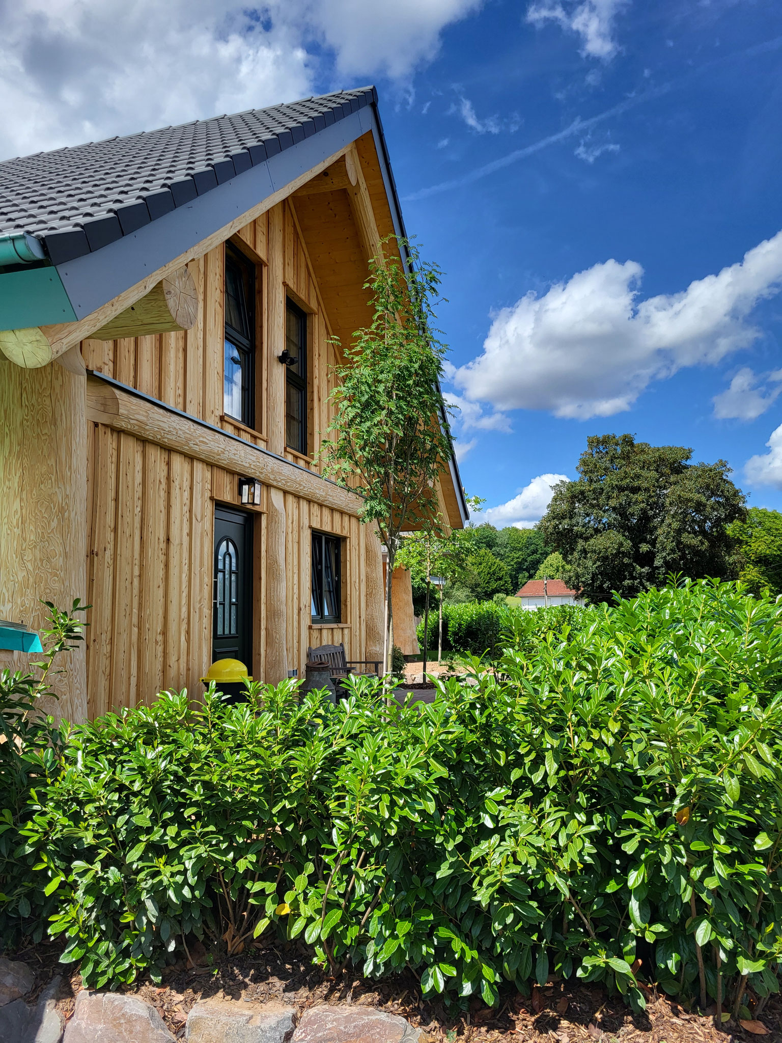 Ferienhaus am Edersee mit Schwimmteich und finnischer Sauna