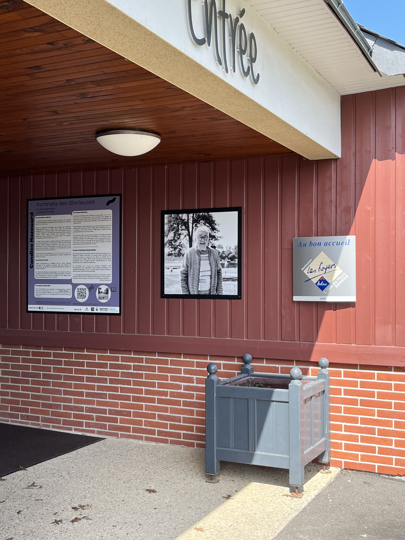 Exposition Portraits des Glorieuses à l'EHPAD "Au bon accueil" d'Iffendic