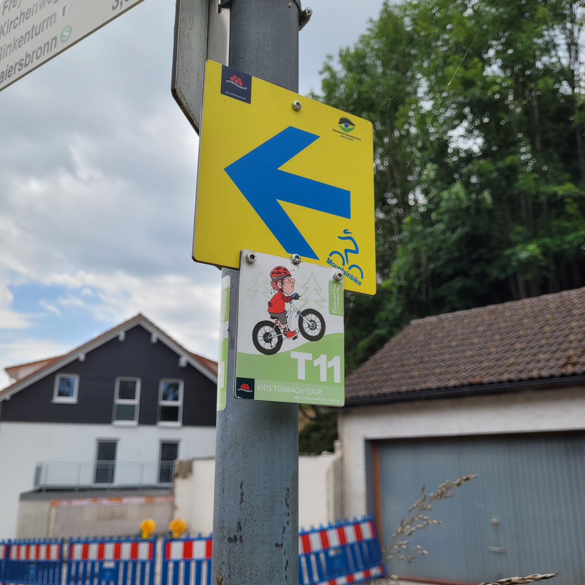 Illustrationen für die MTB Tour für Kinder in Baiersbronn.