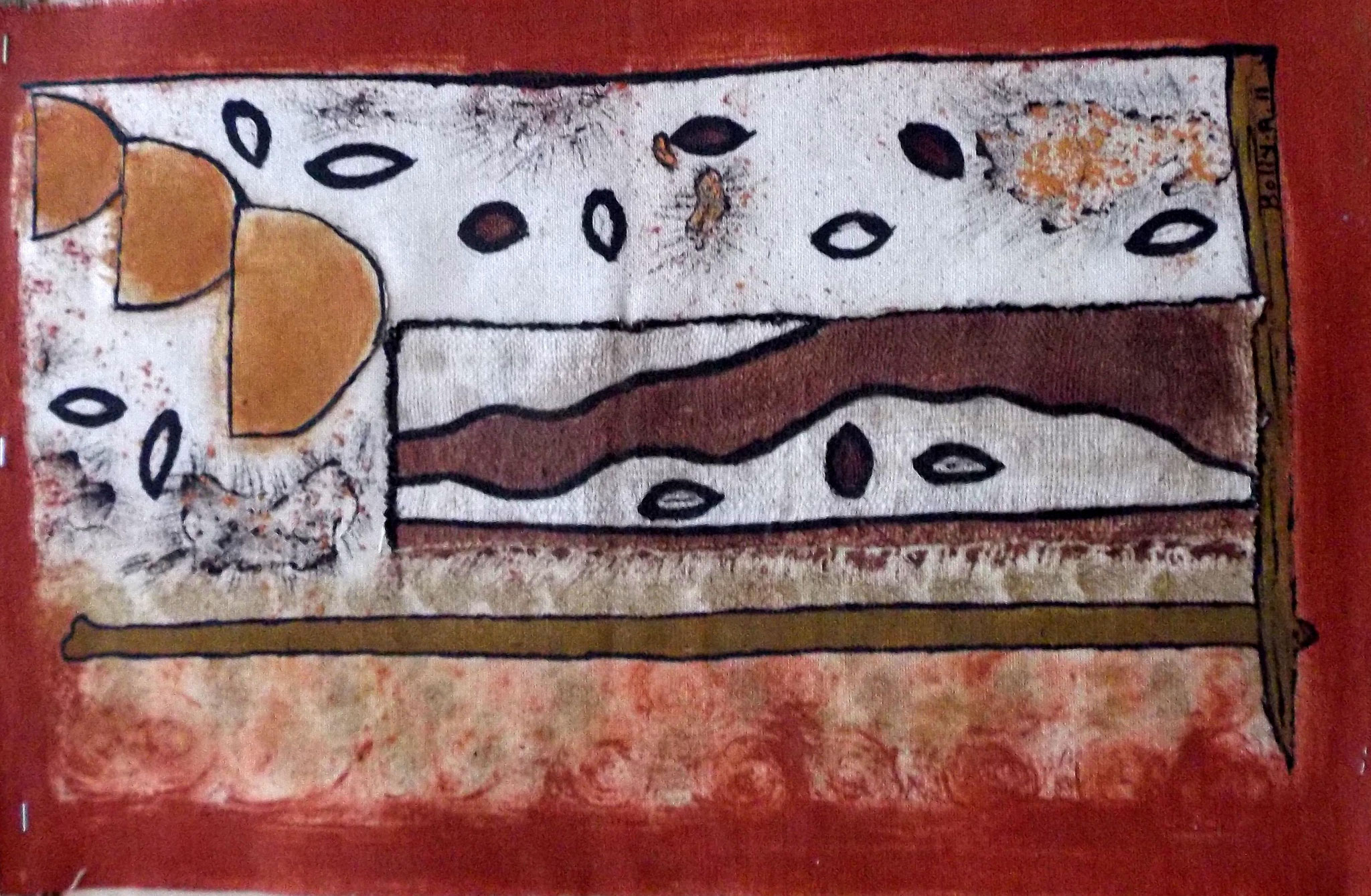 Femme Peul - 50 cm x 33,2 cm - AB - 2011