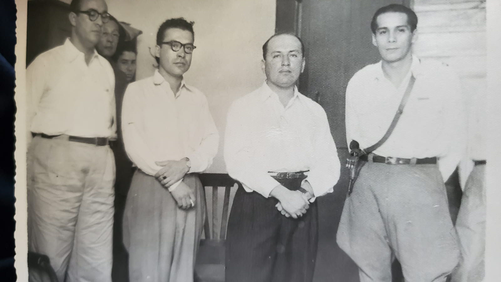 Villavicencio 1950 Teniente Henry Garcia Bohorquez, Director General de la Policia, como Mayor General en el Gobierno de Misael Pastrana